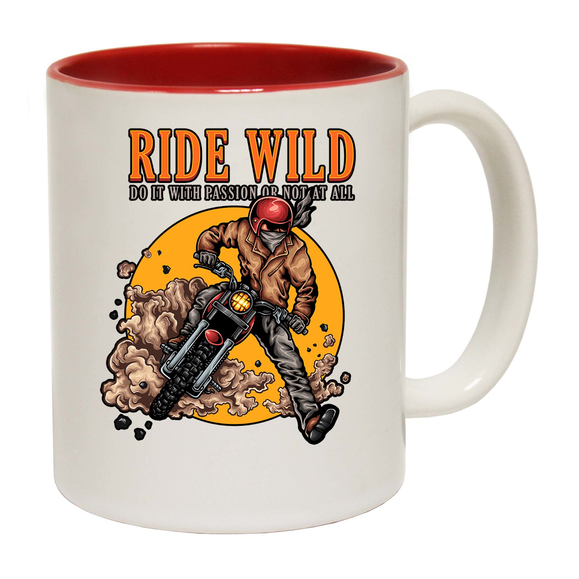 Ride Wild Motorbike Motorcycle - Funny Coffee Mug