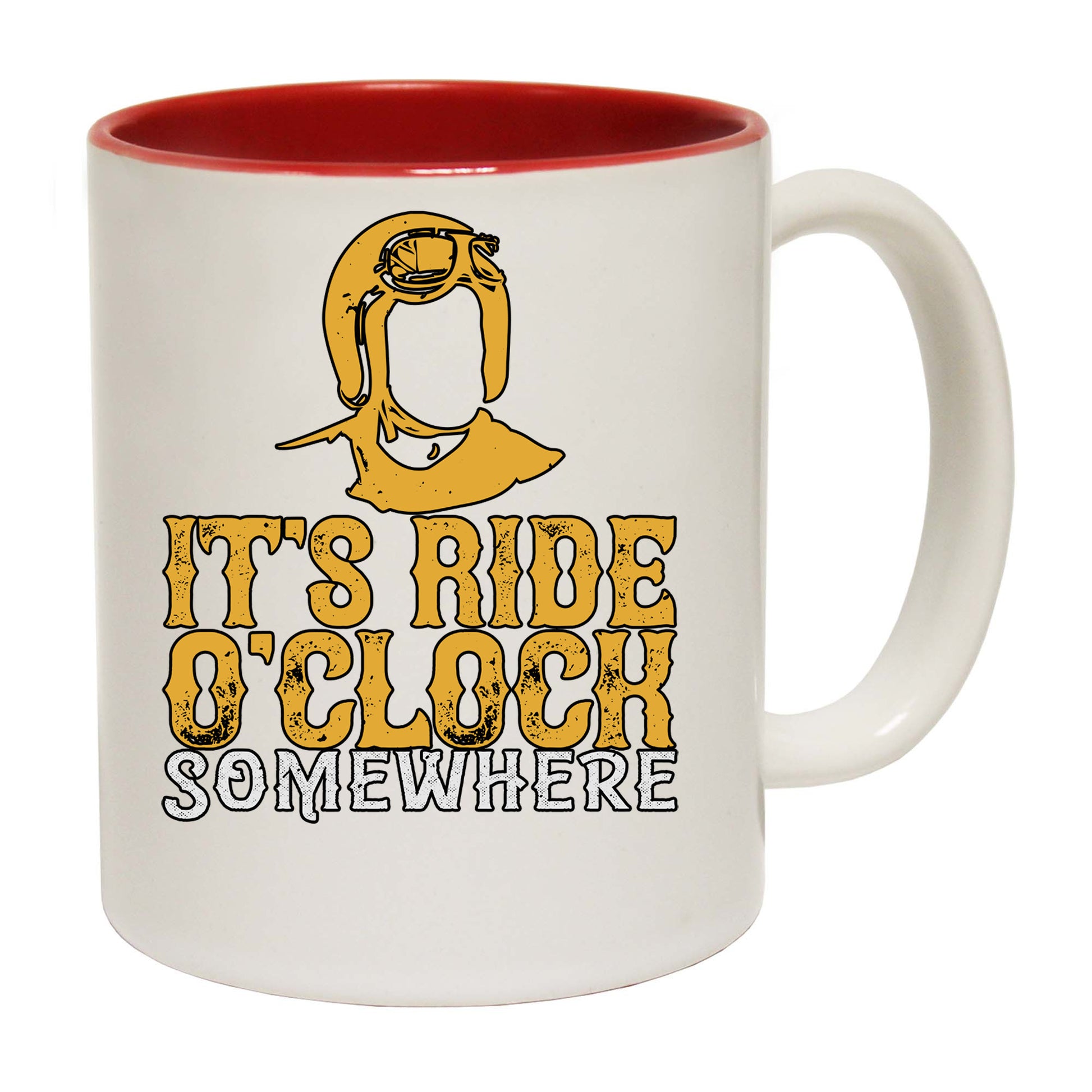 Its Ride Oclock Somwhere Motorbike Motorcycle - Funny Coffee Mug