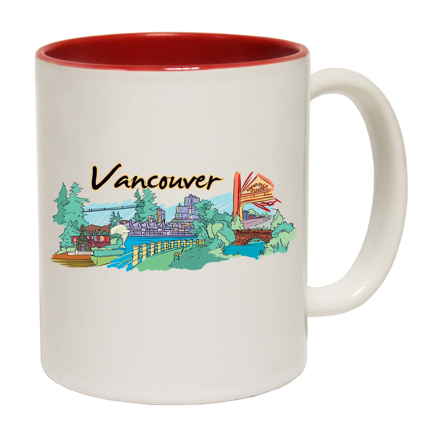 Vancouver Canada Country Flag Destination - Funny Coffee Mug