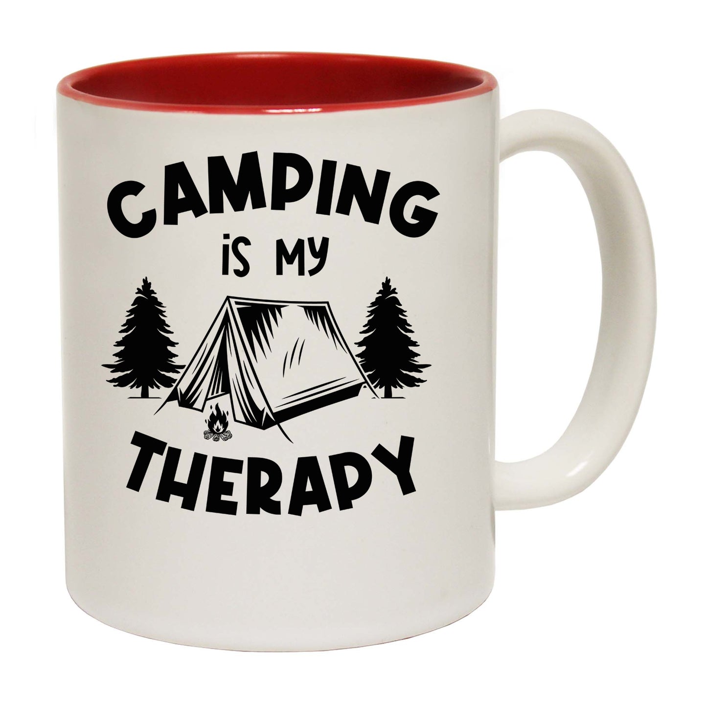 Camping Is My Therapy - Funny Coffee Mug