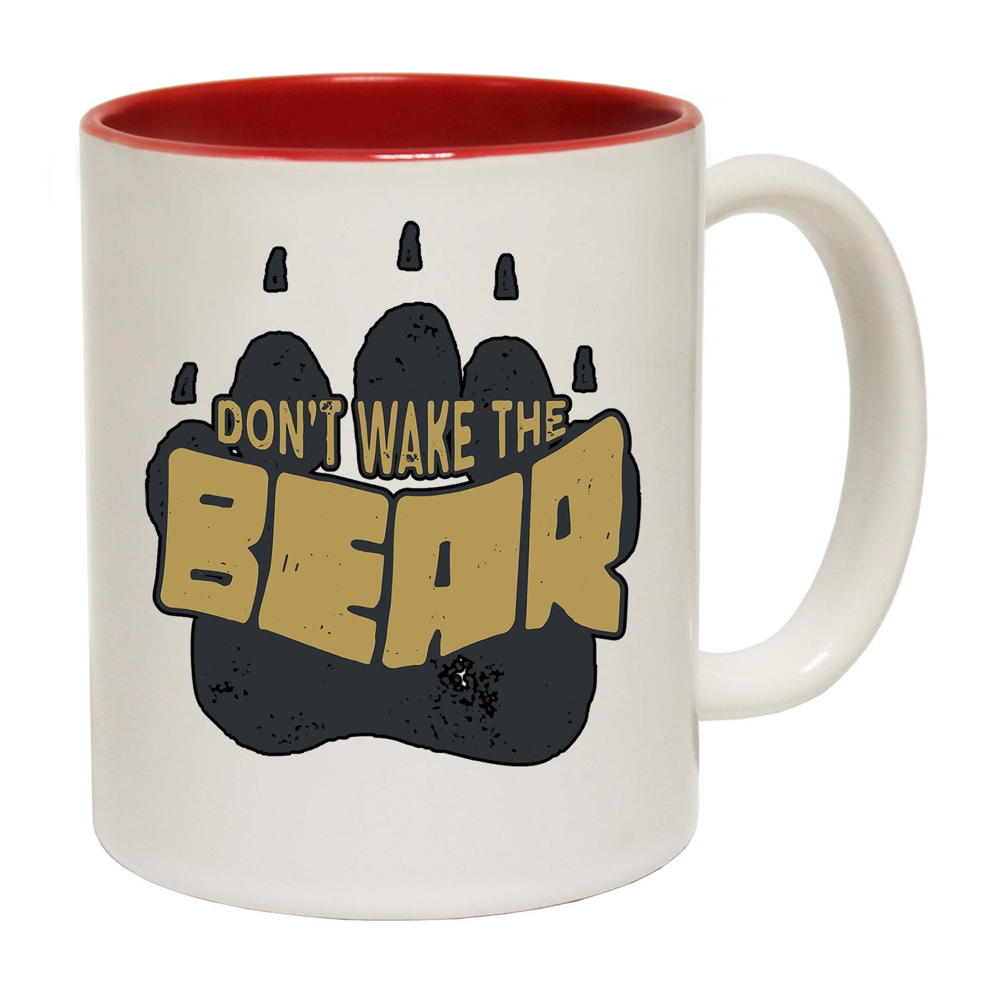 Paw Dont Wake The Bear V2 - Funny Coffee Mug