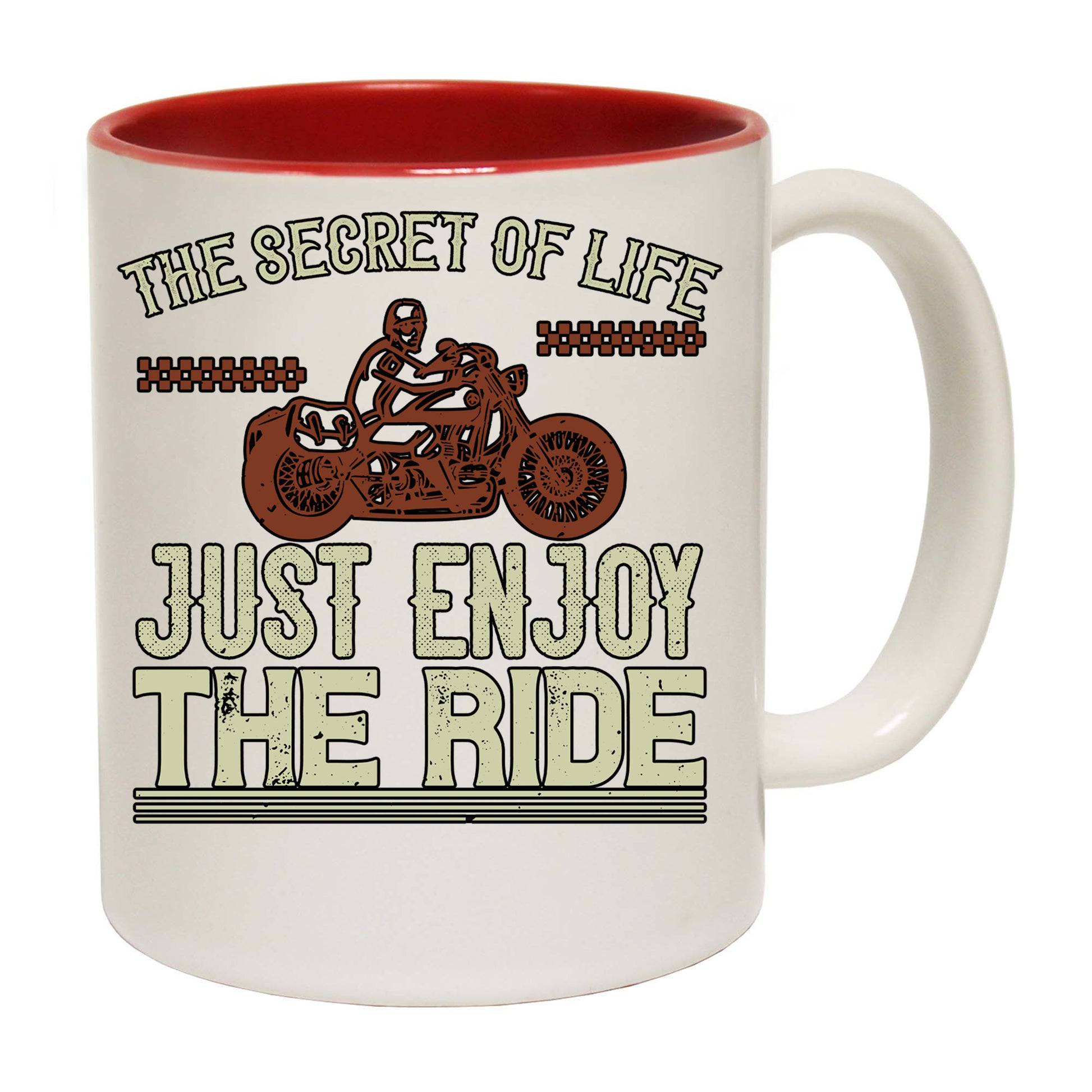 The Secret Life Just Enjoy The Ride Motorbike Motorcycle - Funny Coffee Mug