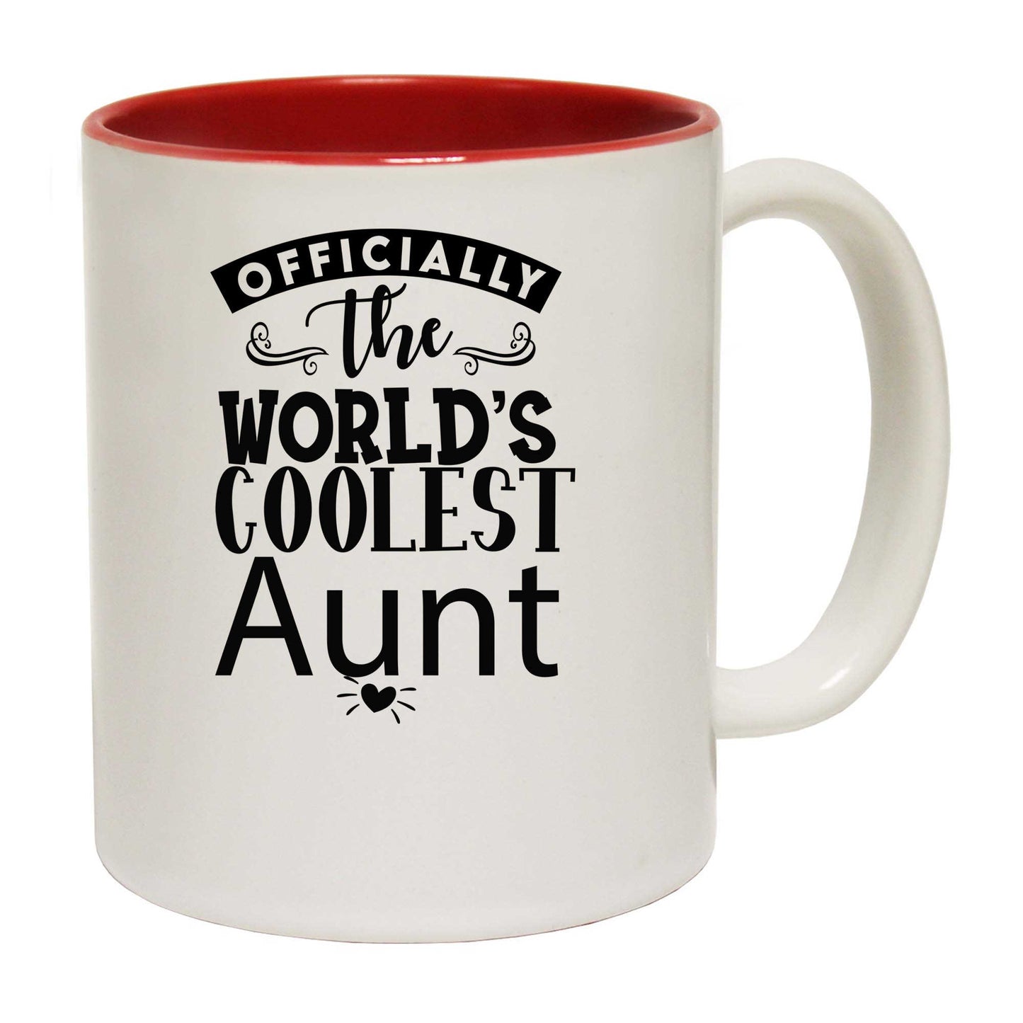 Officially The Worlds Coolest Aunt Auntie - Funny Coffee Mug