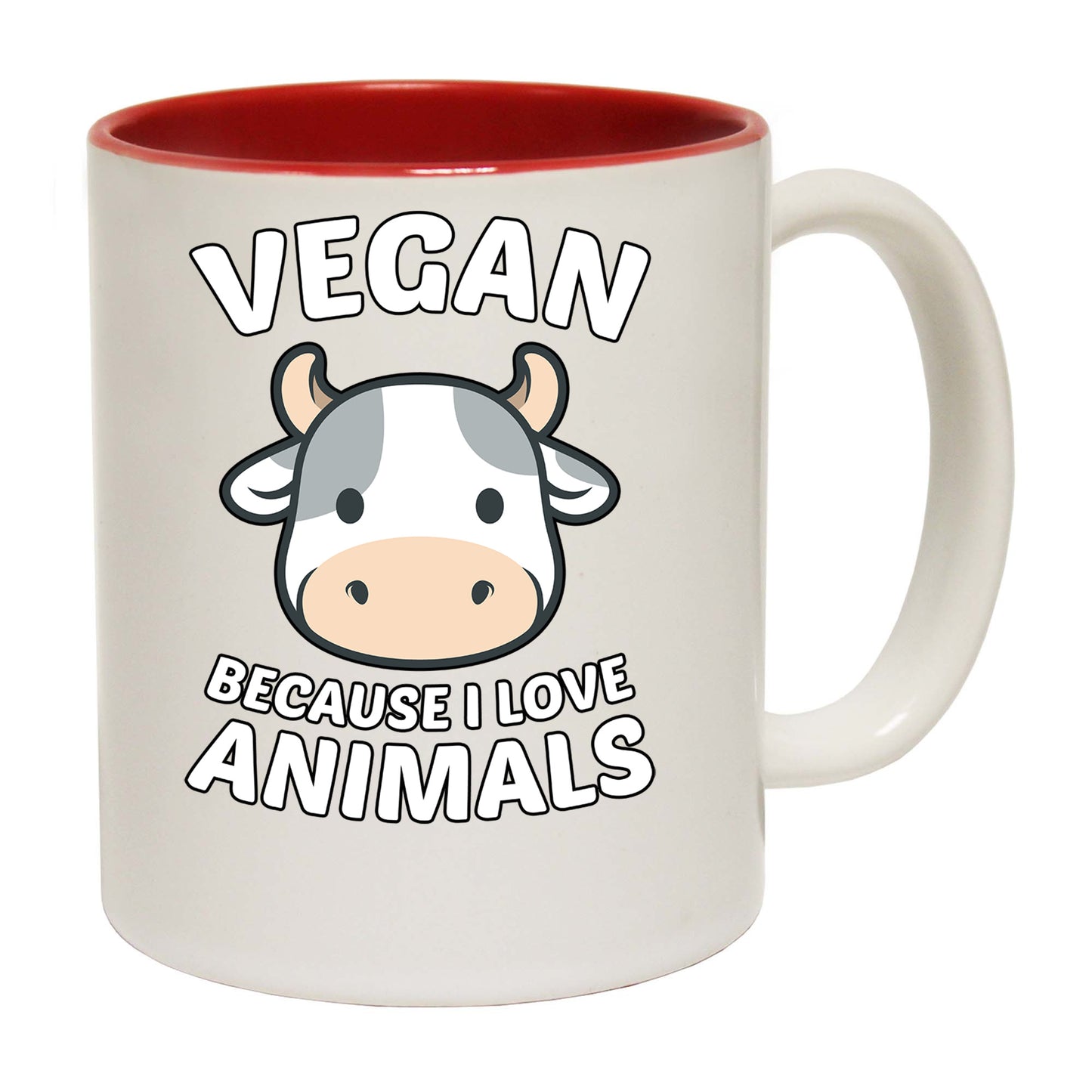 Vegan Because I Love Animals Food - Funny Coffee Mug