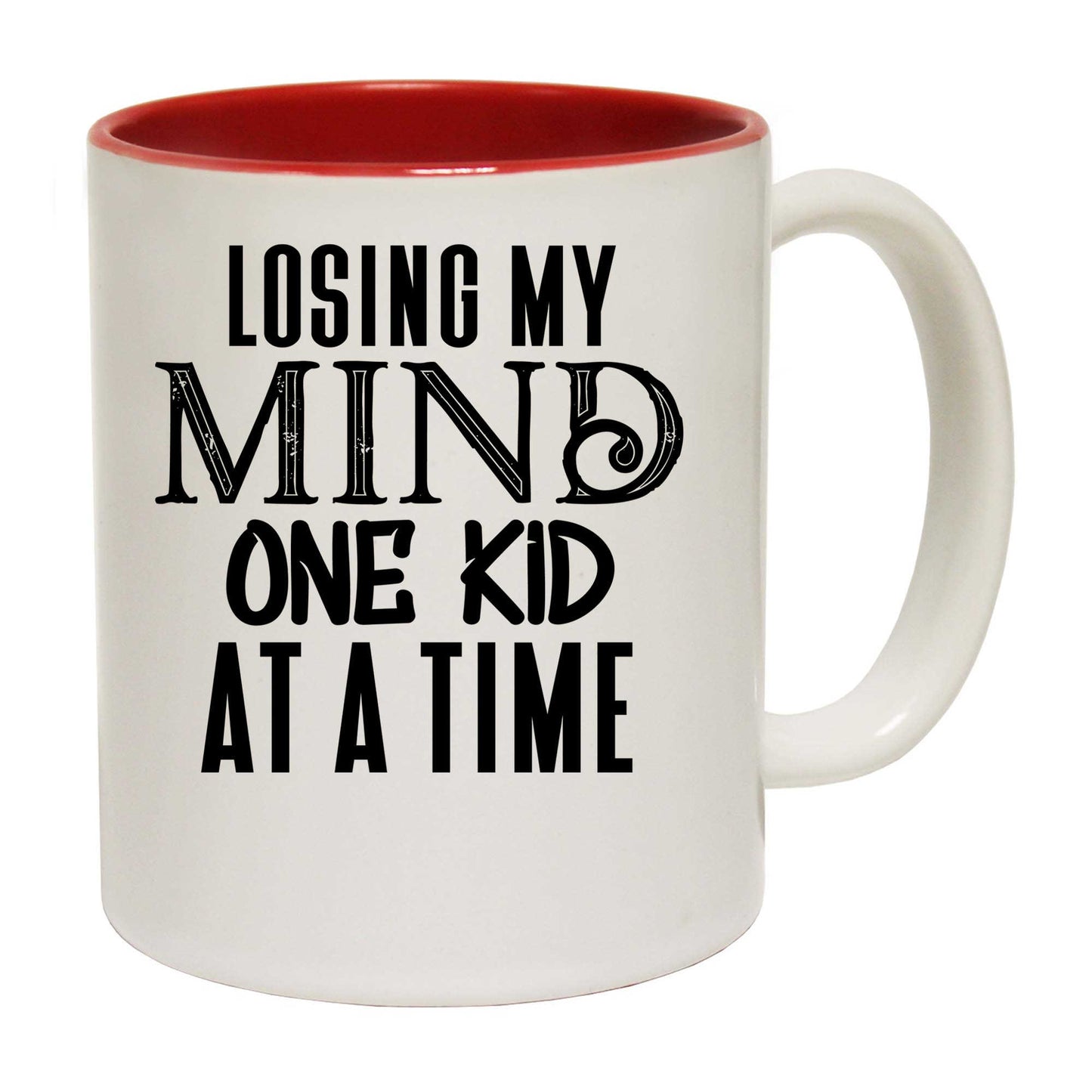 Losing My Mind One Kid At A Time Mum Mother Father Parent - Funny Coffee Mug