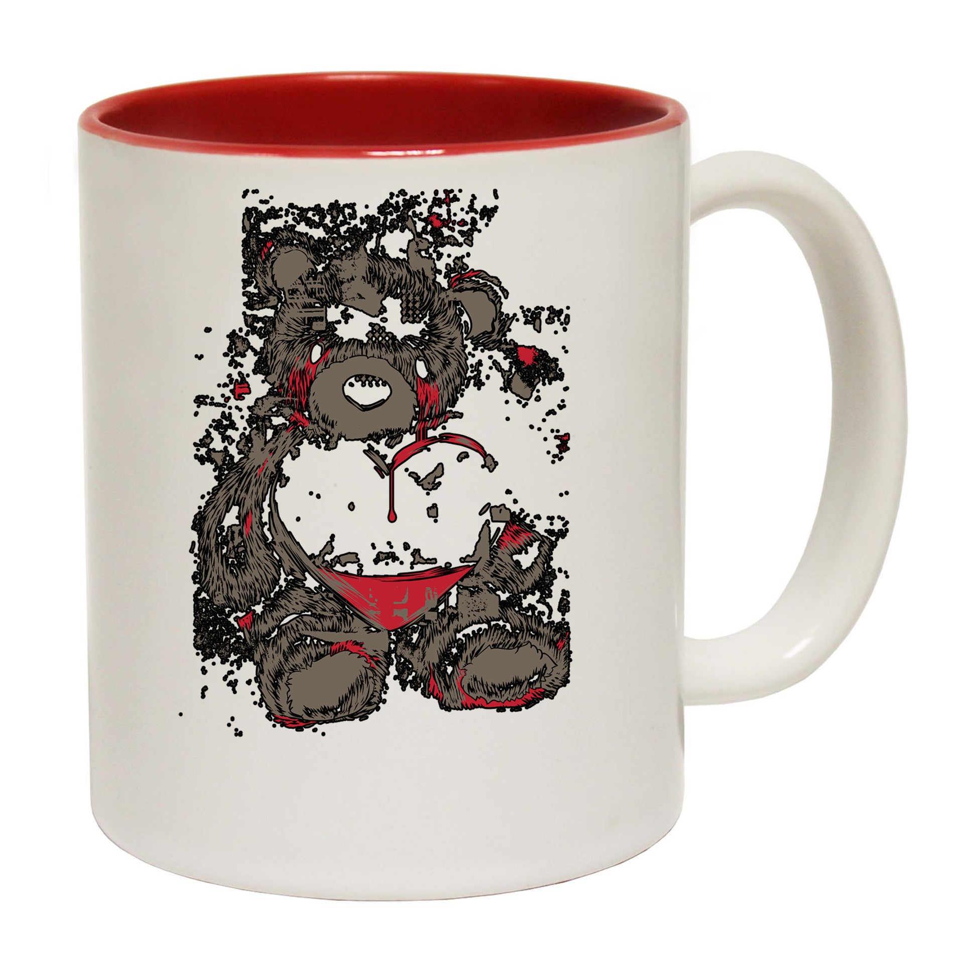 Teddy Bear Love Heart Fashion - Funny Coffee Mug