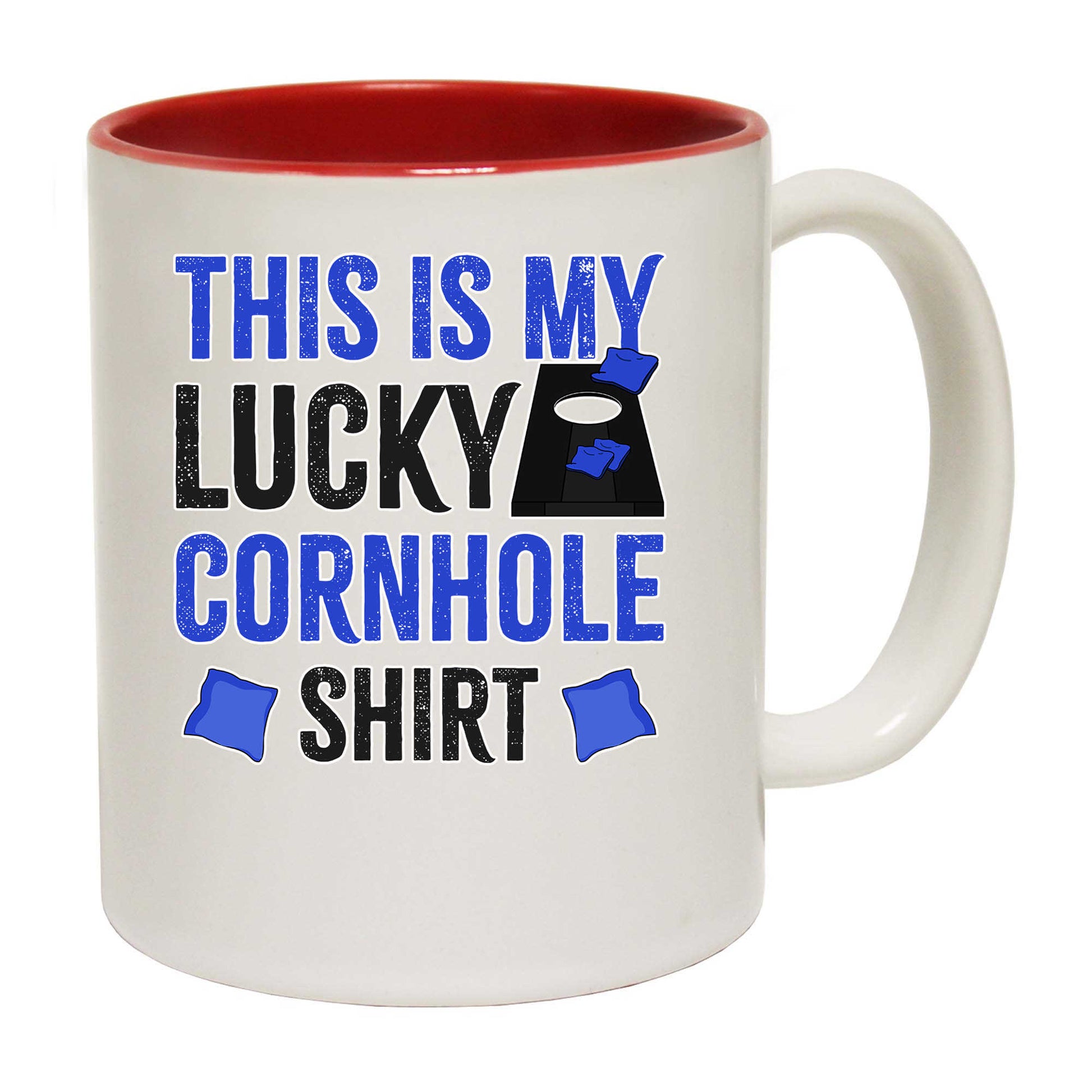 This Is My Lucky Cornhole Shirt - Funny Coffee Mug