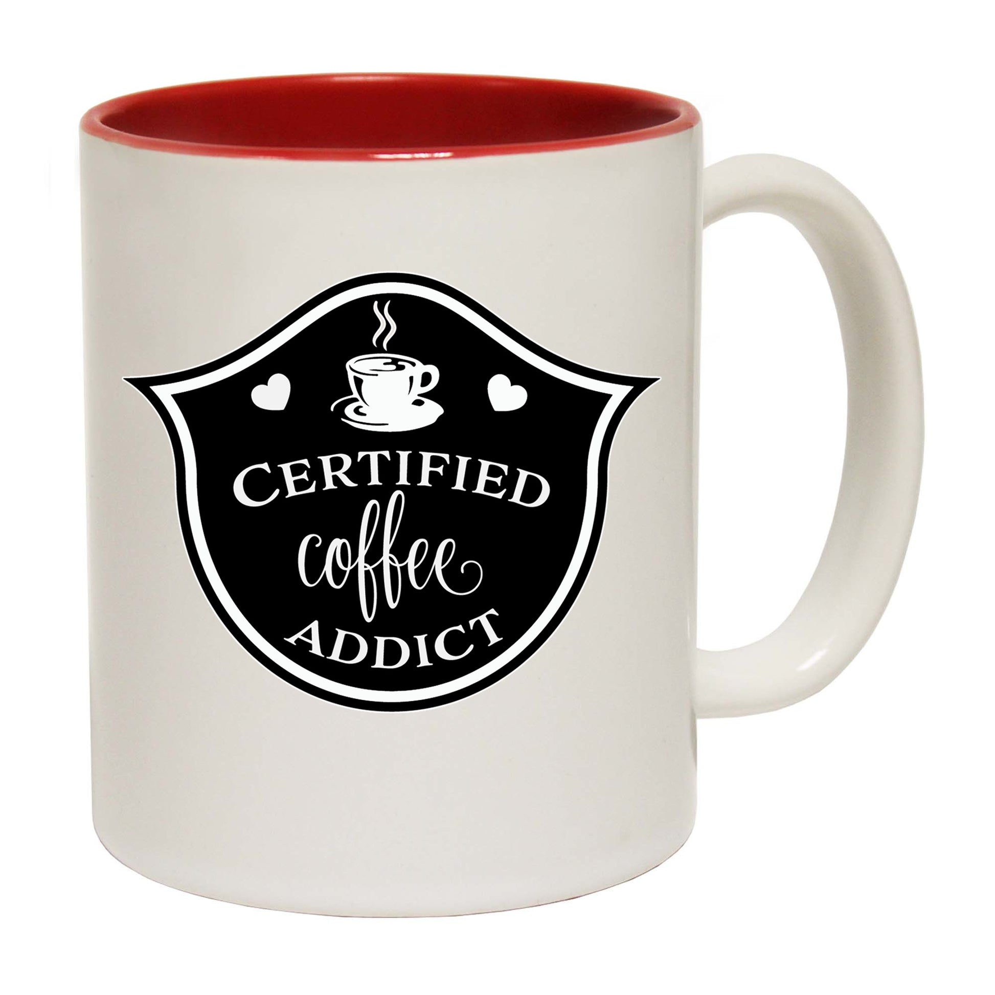 Certified Coffee Addict - Funny Coffee Mug