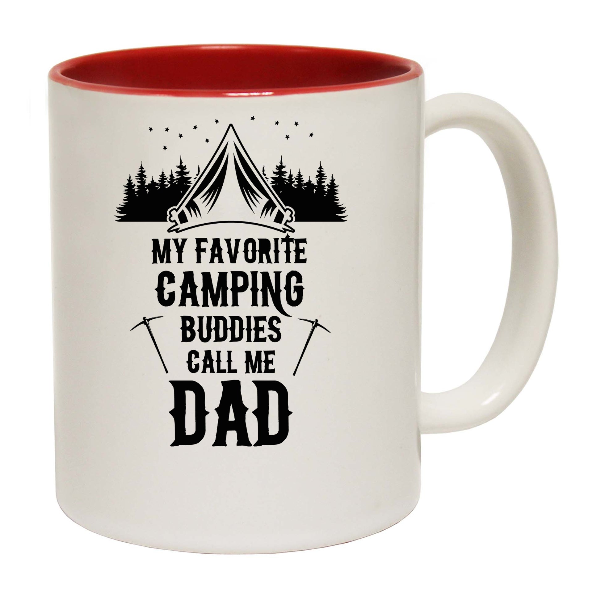 My Favorite Camping Buddies Call Me Dad - Funny Coffee Mug