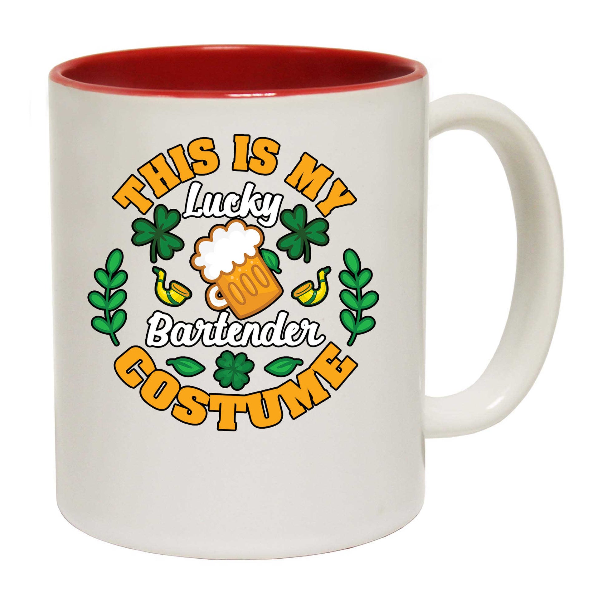 This Is My Lucky Bartender Irish St Patricks Day Ireland - Funny Coffee Mug