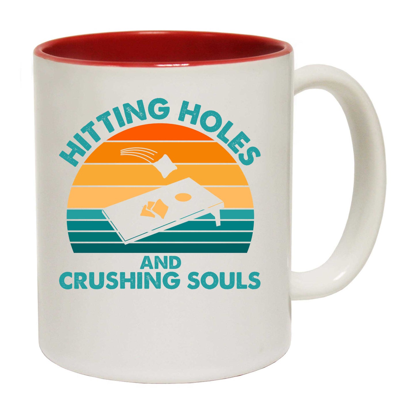 Hitting Holes And Crushing Souls - Funny Coffee Mug