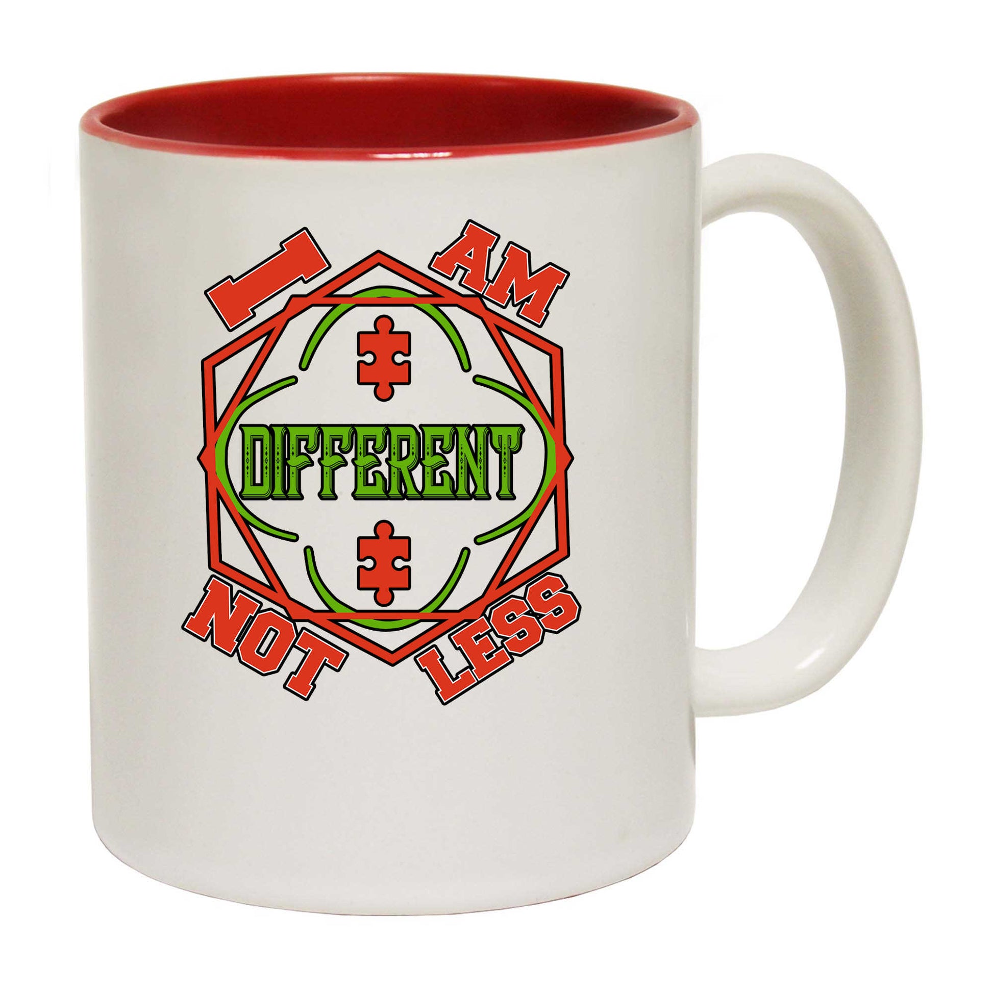 I Am Different Not Less Autism - Funny Coffee Mug