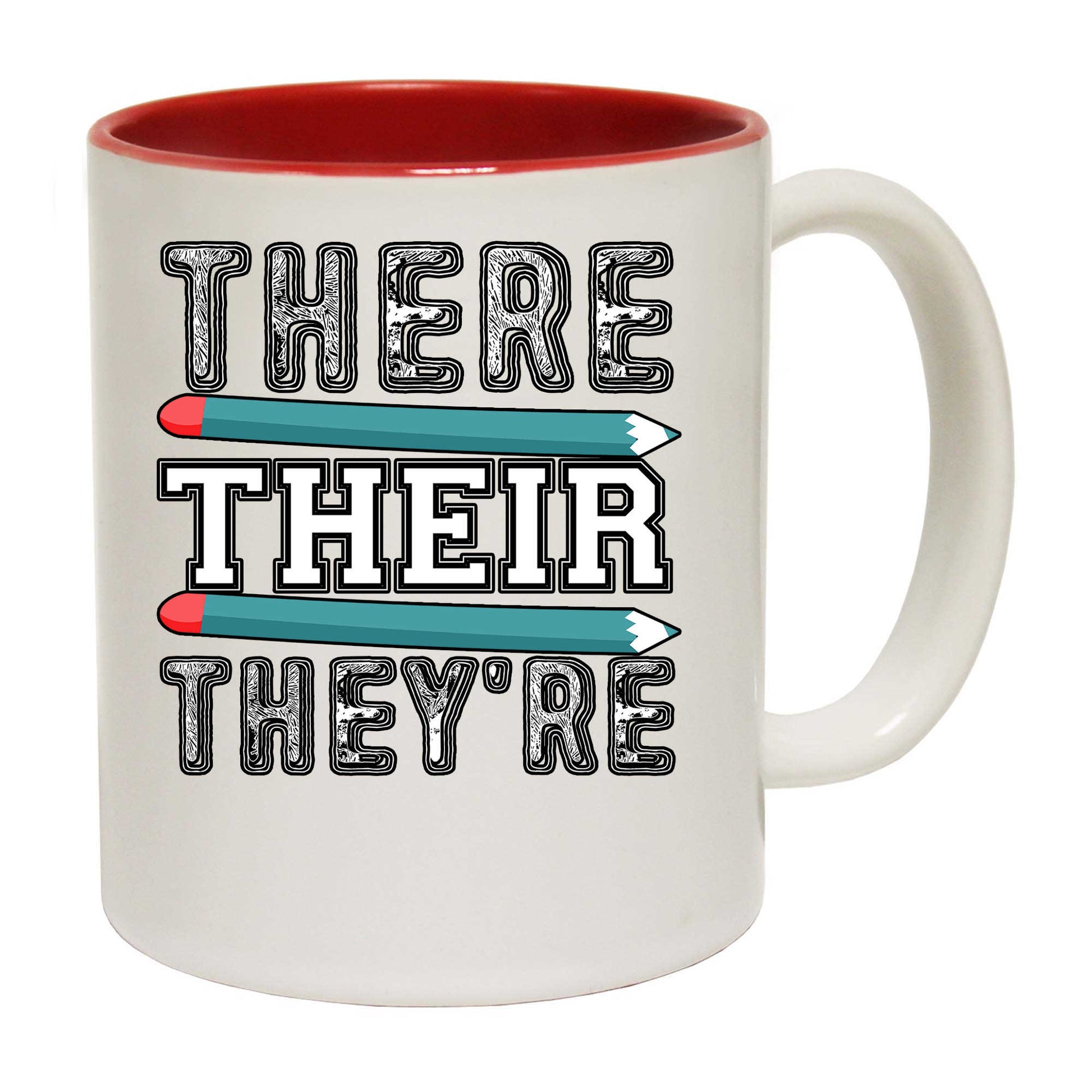 There Their Theyre  English Grammar Teacher - Funny Coffee Mug