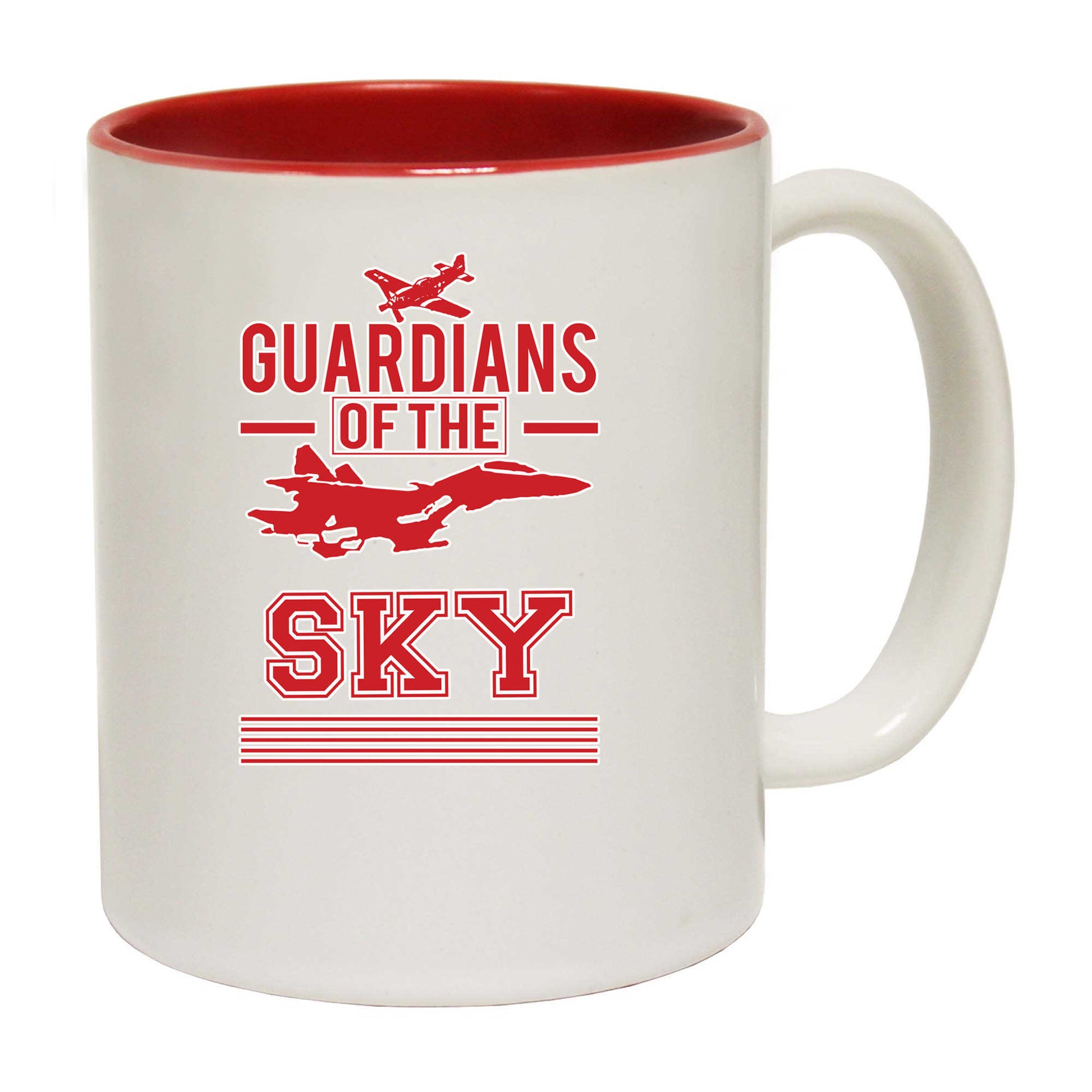 Guardians Of The Sky Jet Plane - Funny Coffee Mug