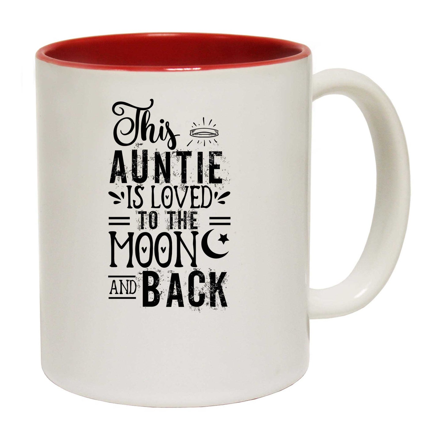 This Auntie Is Loved To The Moon Aunt - Funny Coffee Mug