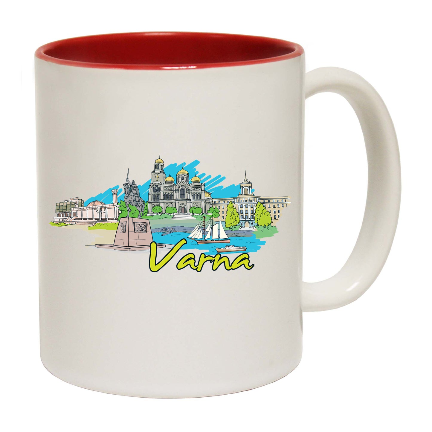 Varna Bulgaria Country Flag Destination - Funny Coffee Mug