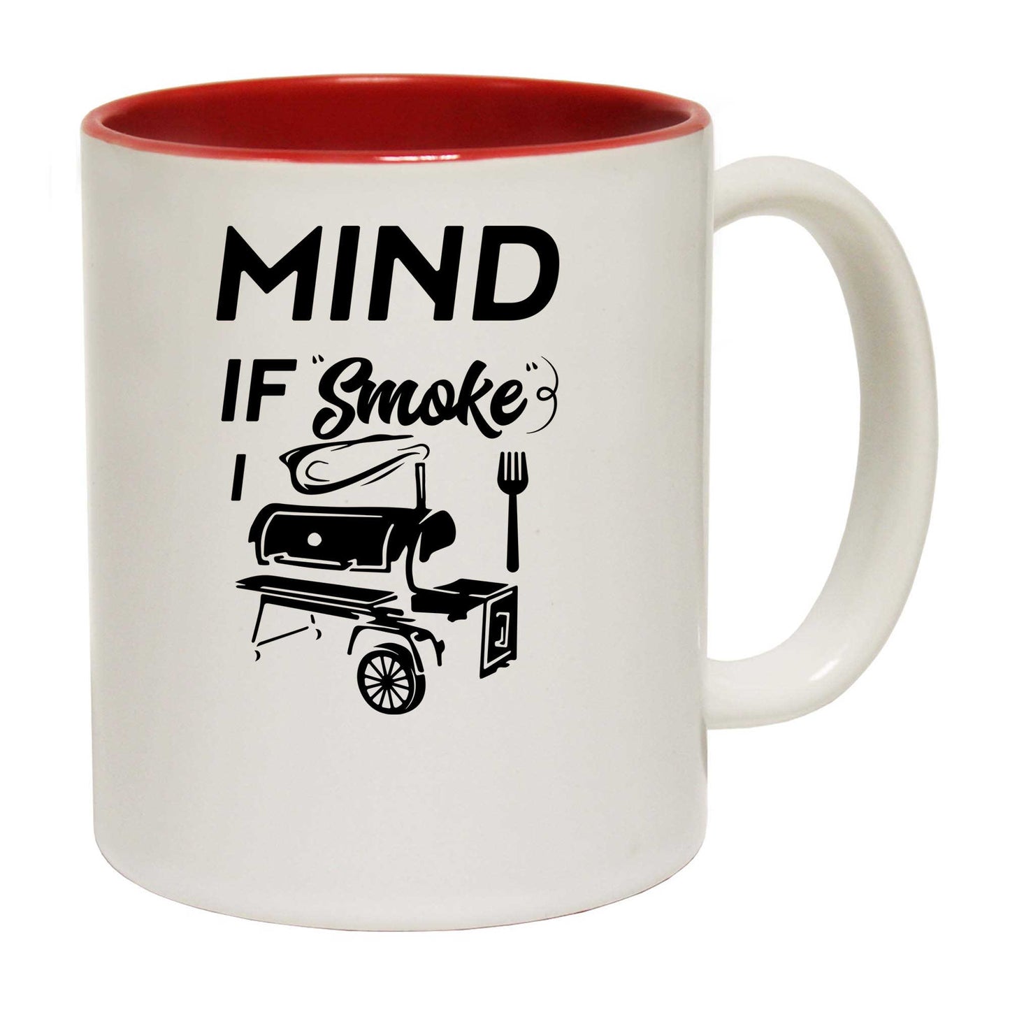 Mind If I Smoke Bbq Lover Avid Smoker Mens - Funny Coffee Mug