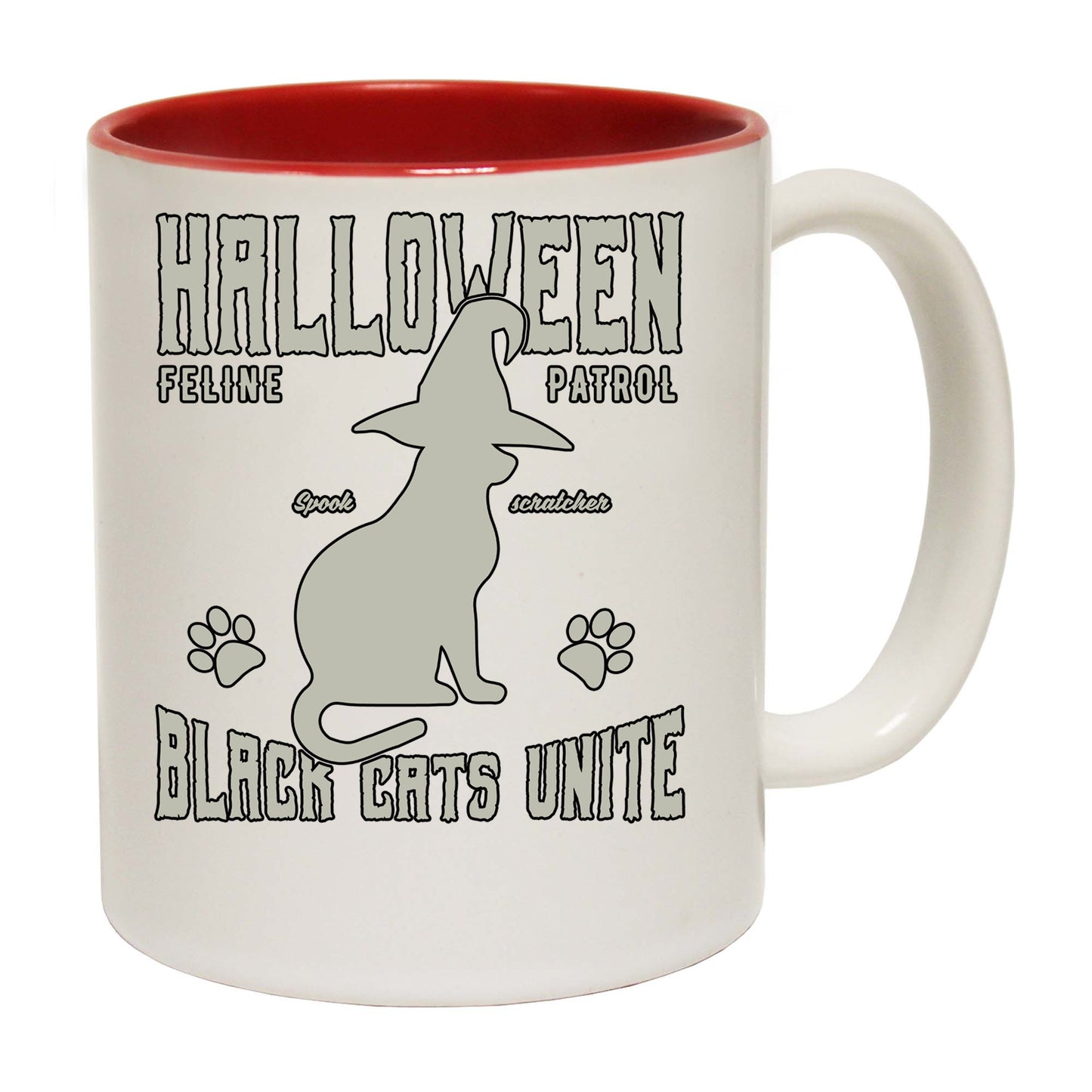 Halloween Feline Patrol Cat Cats - Funny Coffee Mug