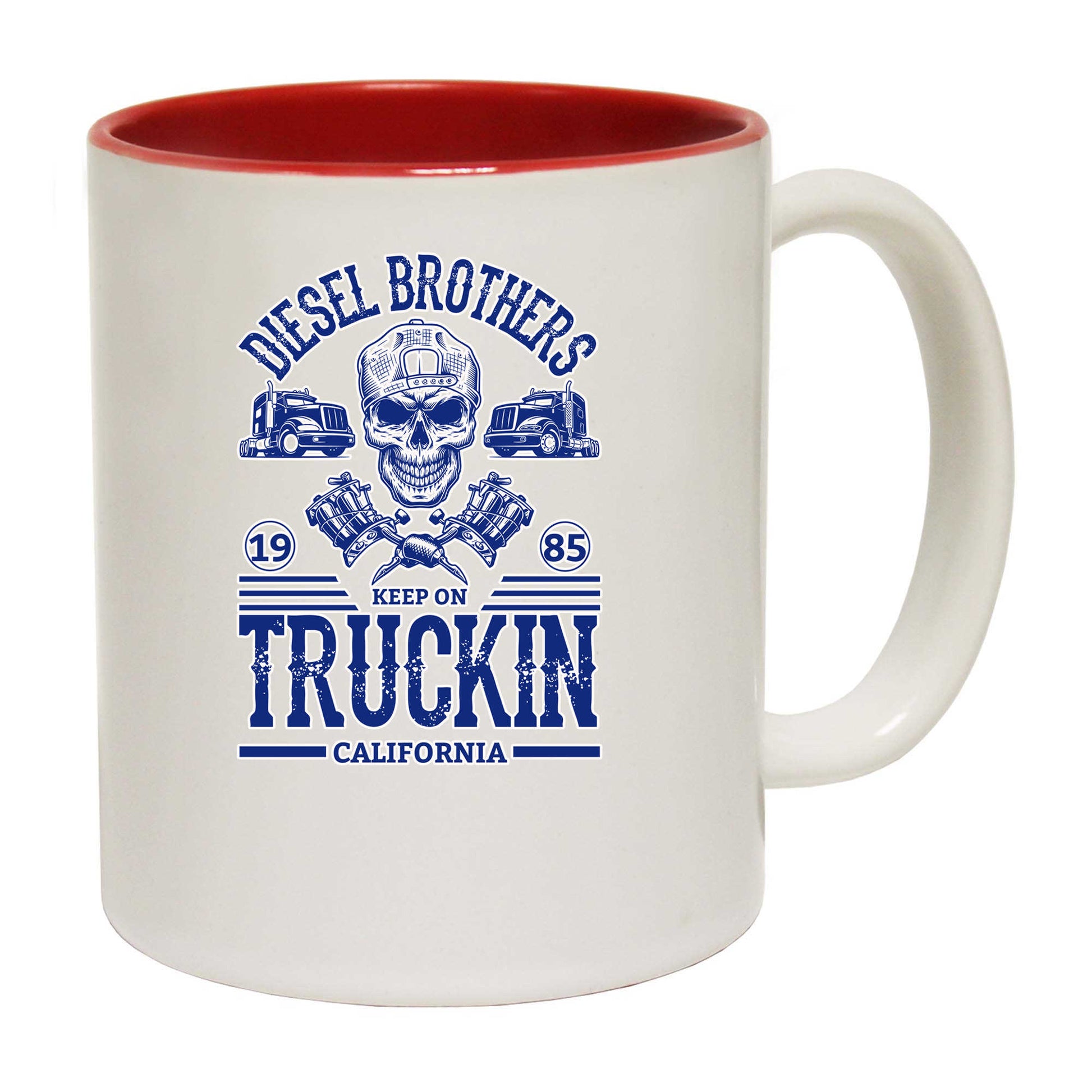 Brothers 1985 Keep On Truckin California Truck - Funny Coffee Mug