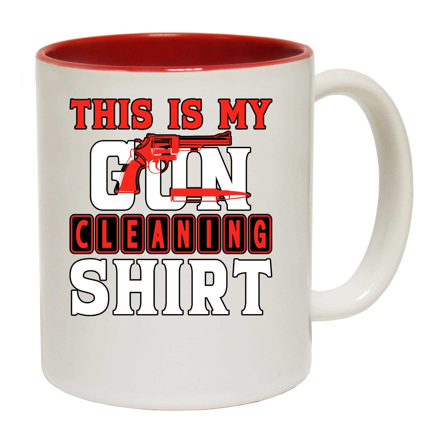 This Is My Gun Cleaning Shirt - Funny Coffee Mug