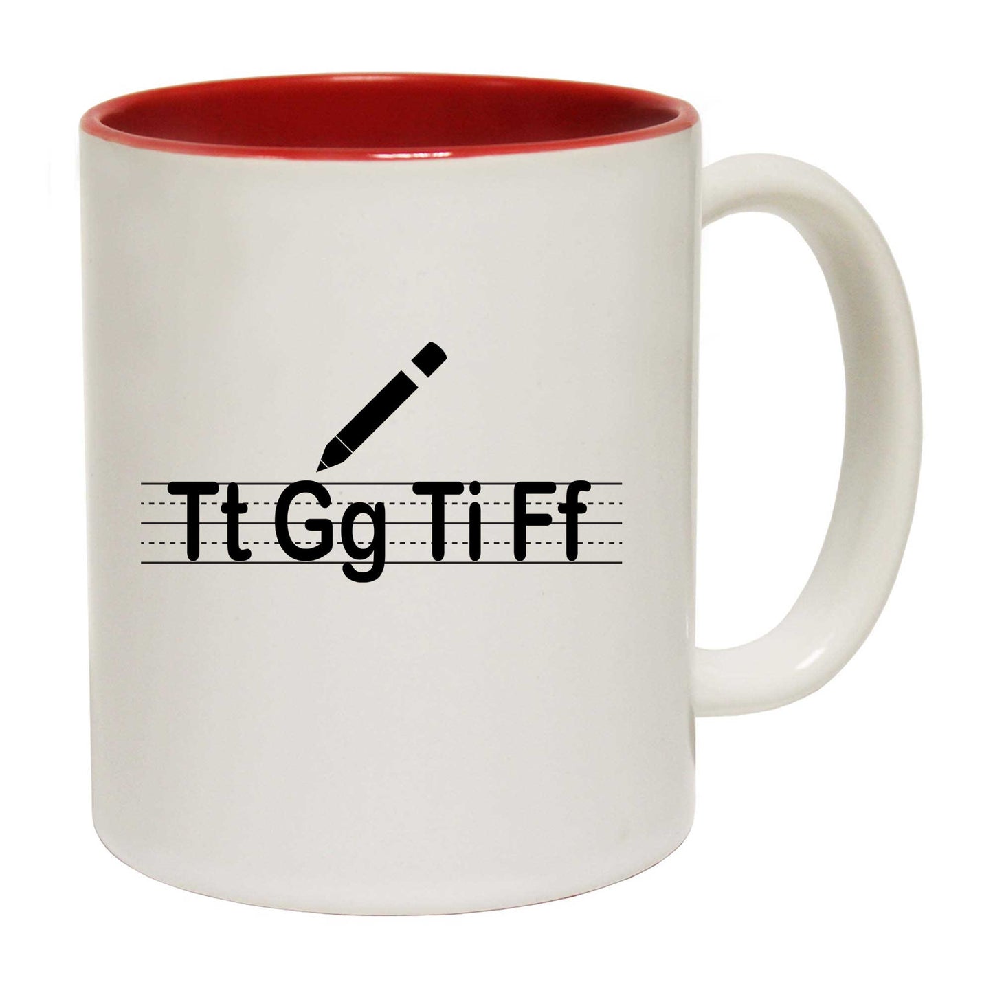 Tt Gg Ti Ff Teacher Teaching School - Funny Coffee Mug