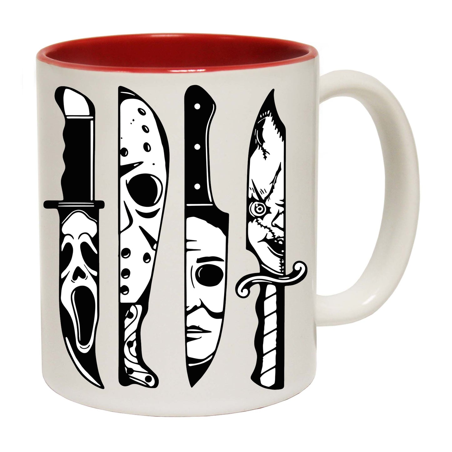 Killer Knives Halloween Trick Or Treat - Funny Coffee Mug