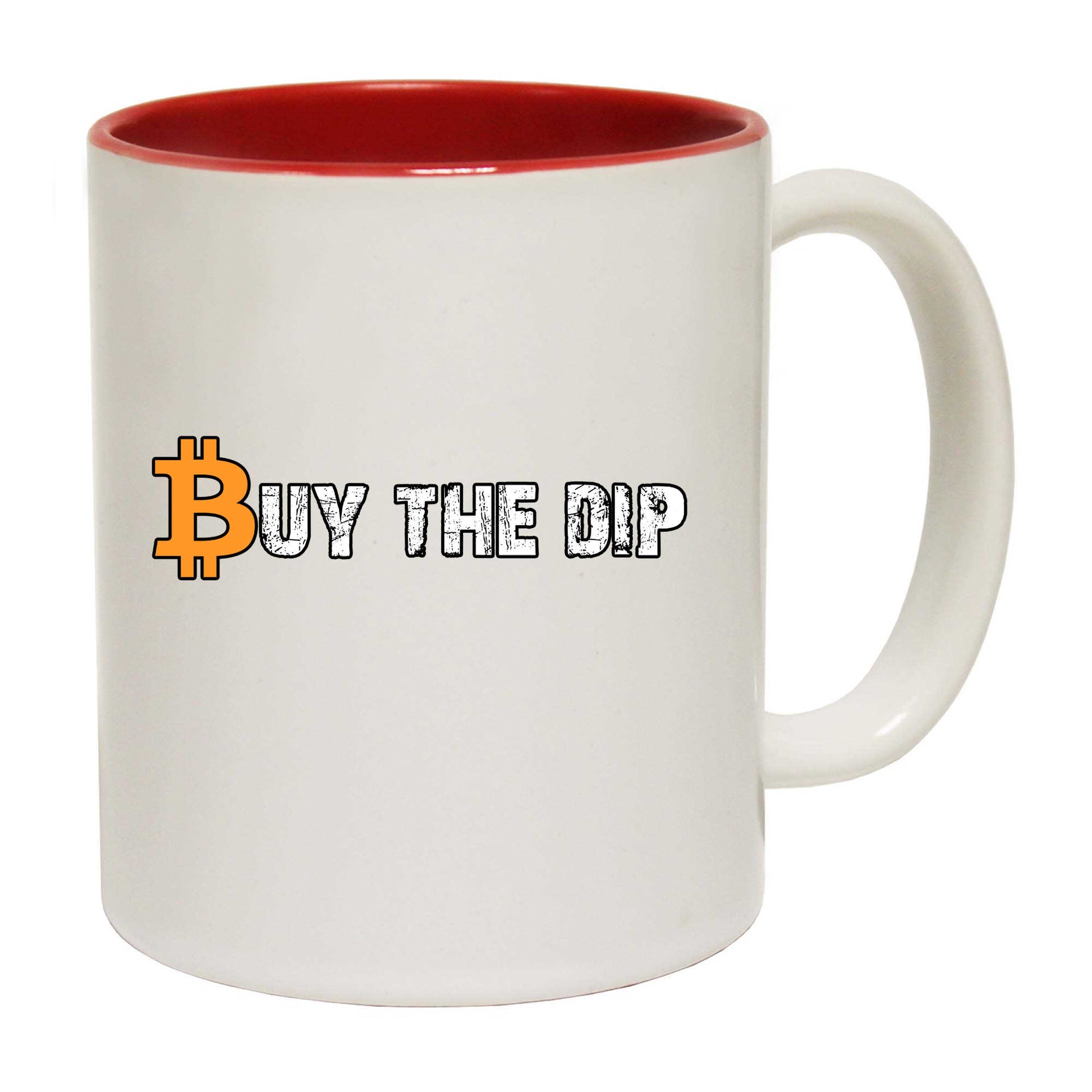 Buy The Dip Bitcoin Crypto Vintage Cryptocurrency - Funny Coffee Mug