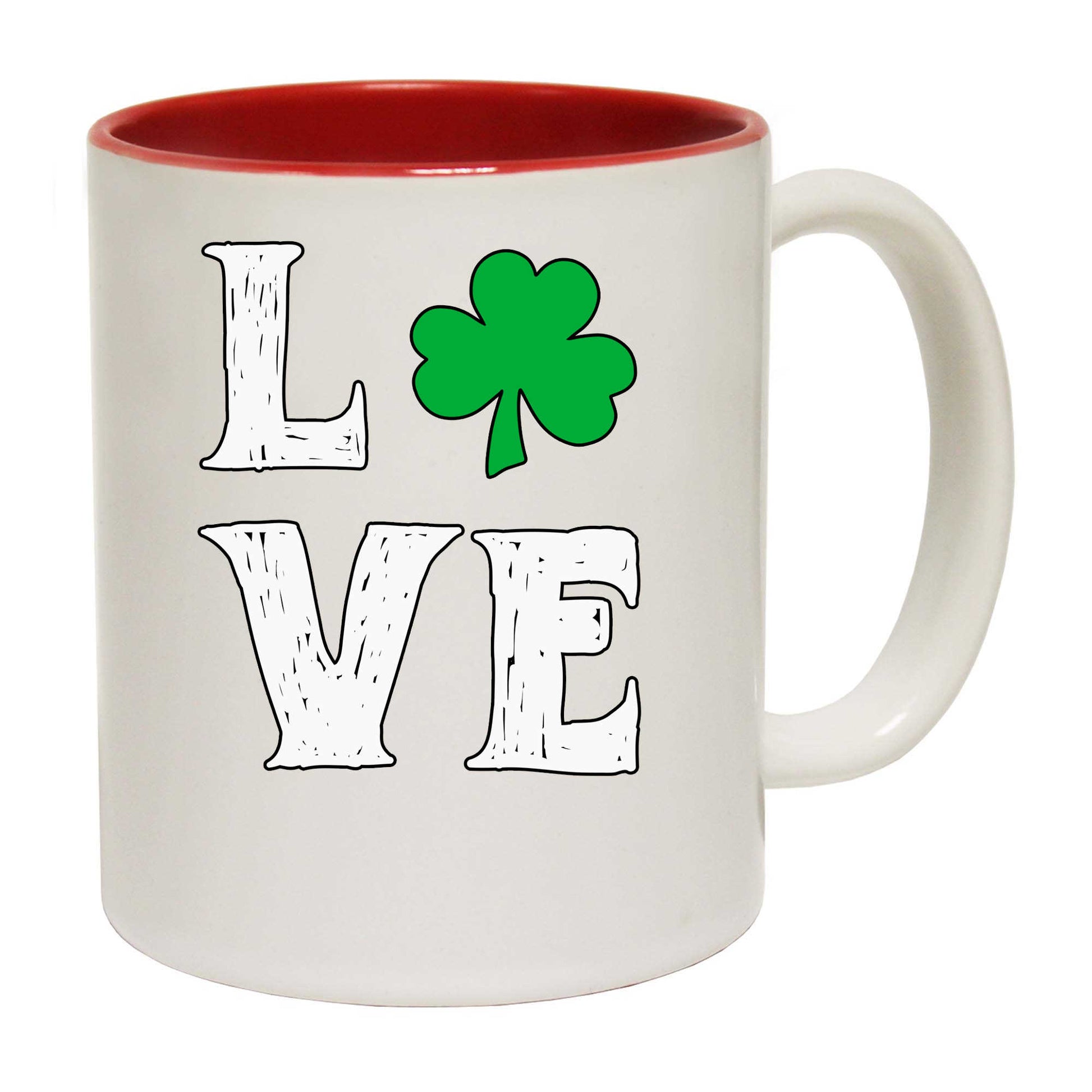 Love Irish St Patricks Day Ireland - Funny Coffee Mug