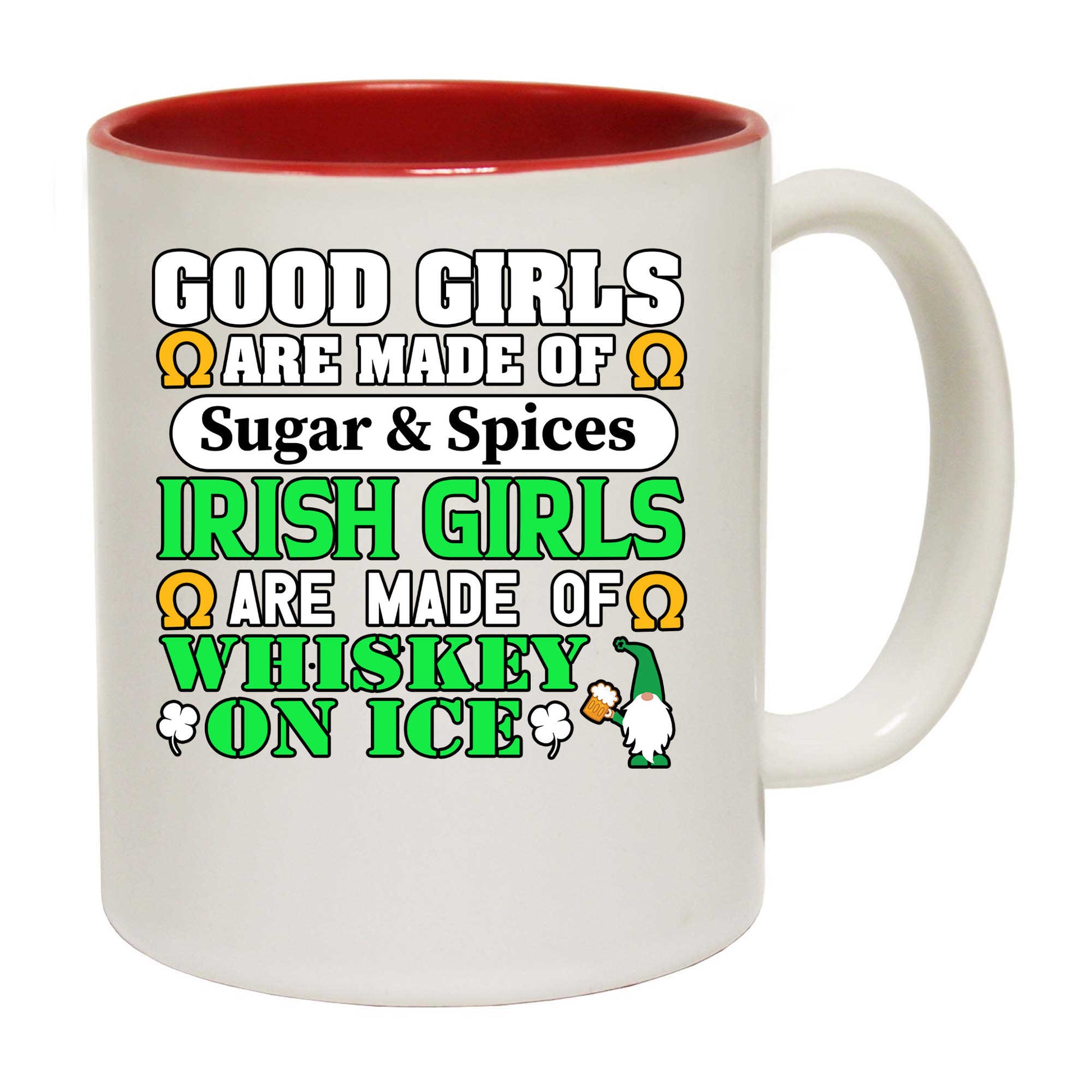 Good Girls Are Made Of Sugar And Spices Irish Girls St Patricks Day - Funny Coffee Mug