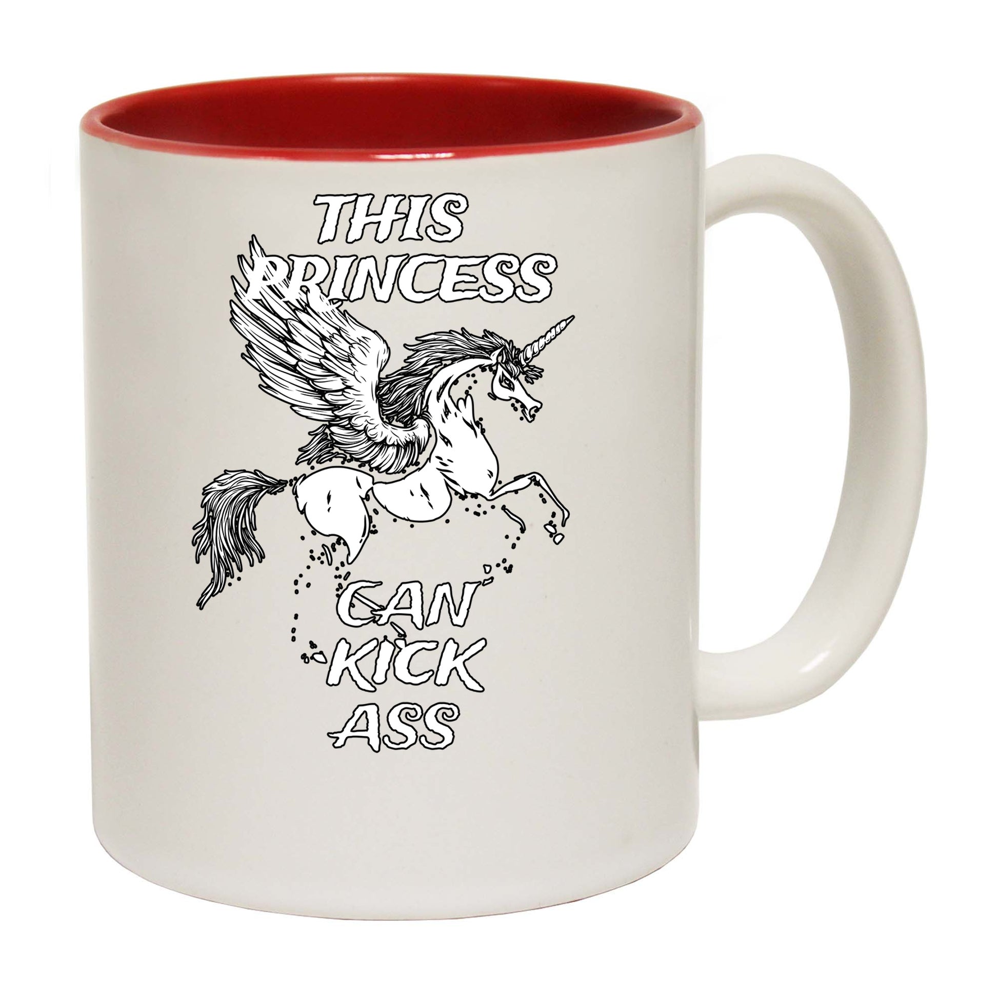 Kickass Princess Unicorn - Funny Coffee Mug