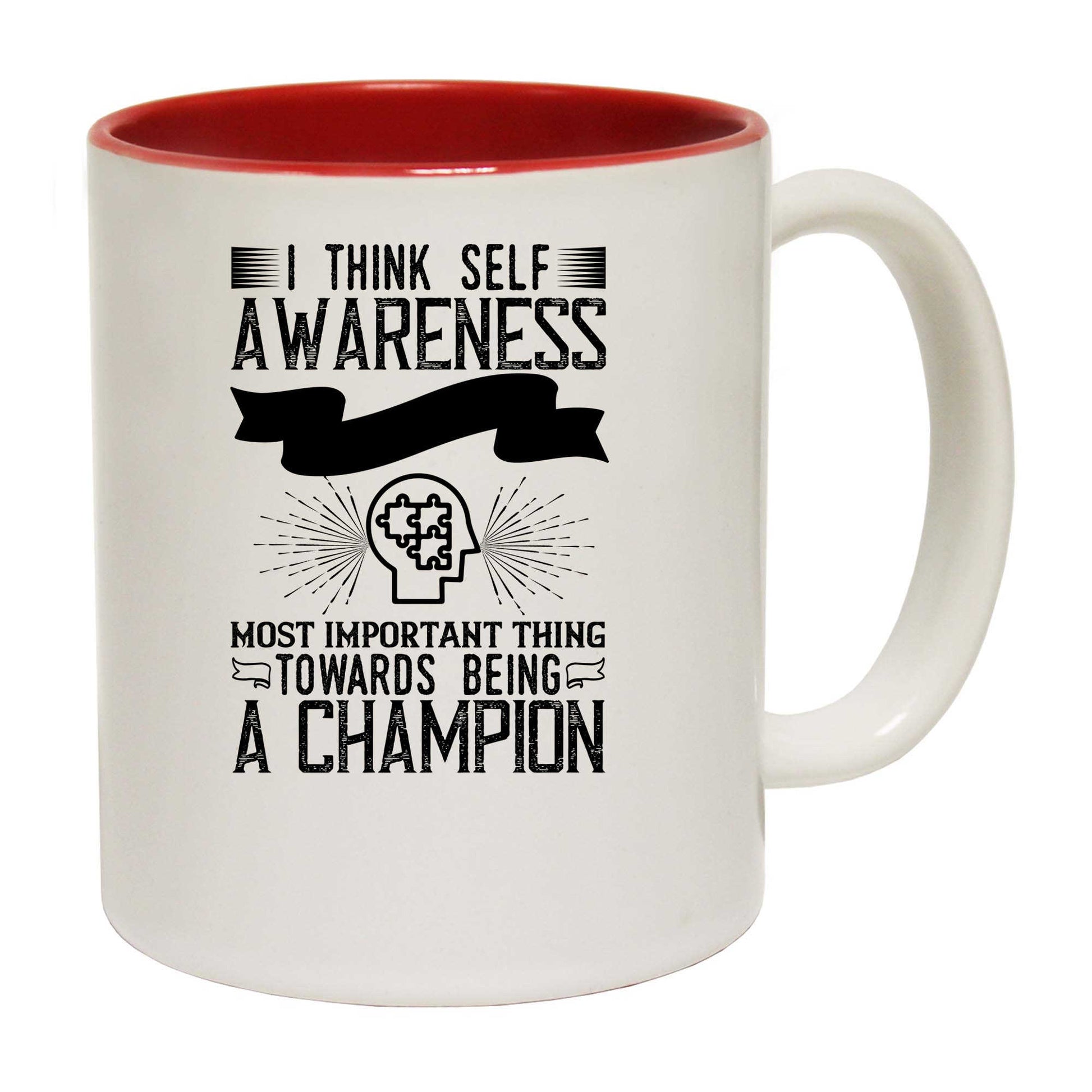 I Think Self Awareness Is Probably The Most Important Thing Autism - Funny Coffee Mug