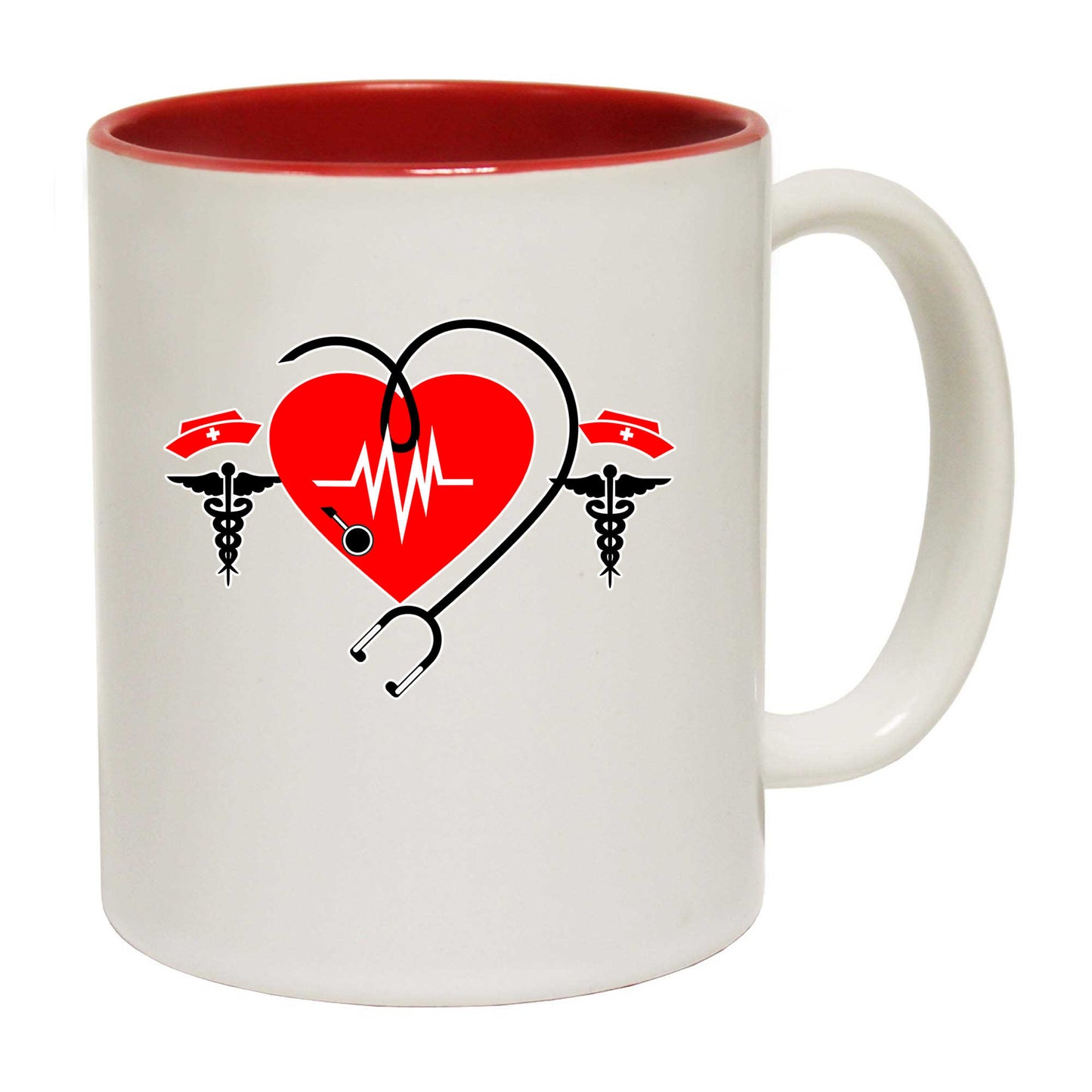 Nursing Heartbeat - Funny Coffee Mug