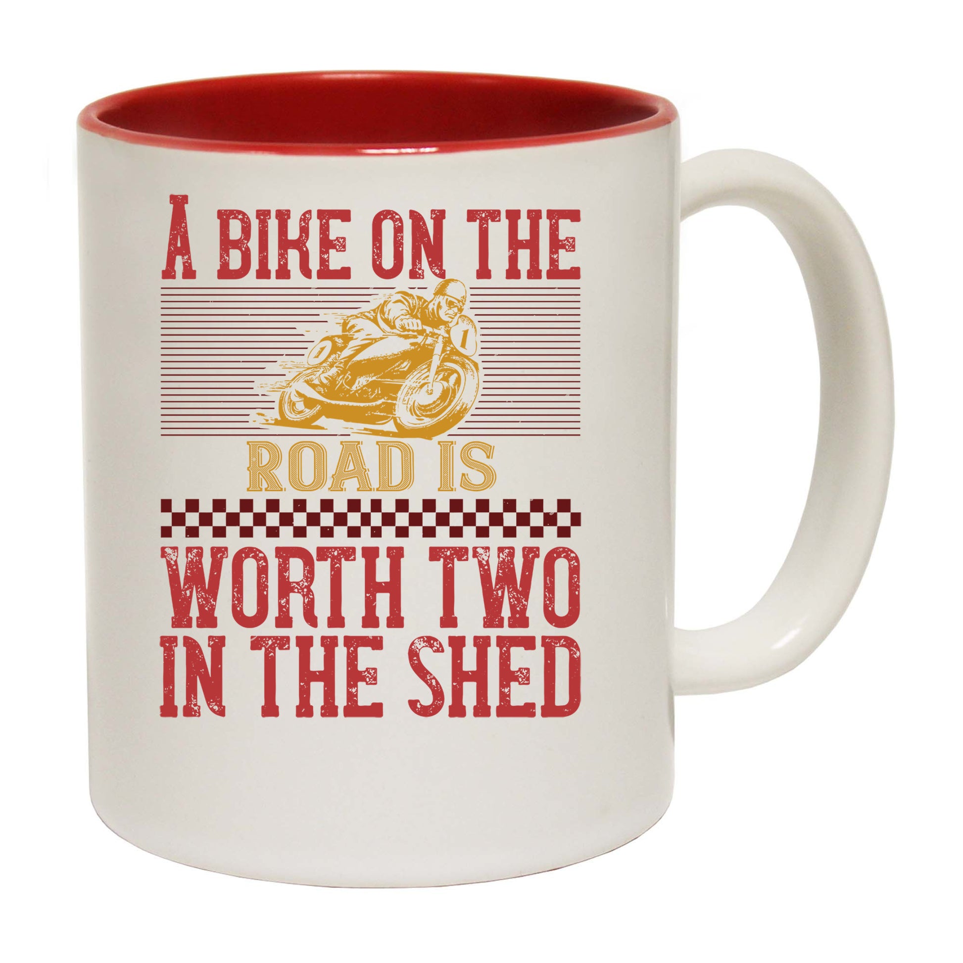 A Bike On The Worth Two In The Shed Motorbike - Funny Coffee Mug