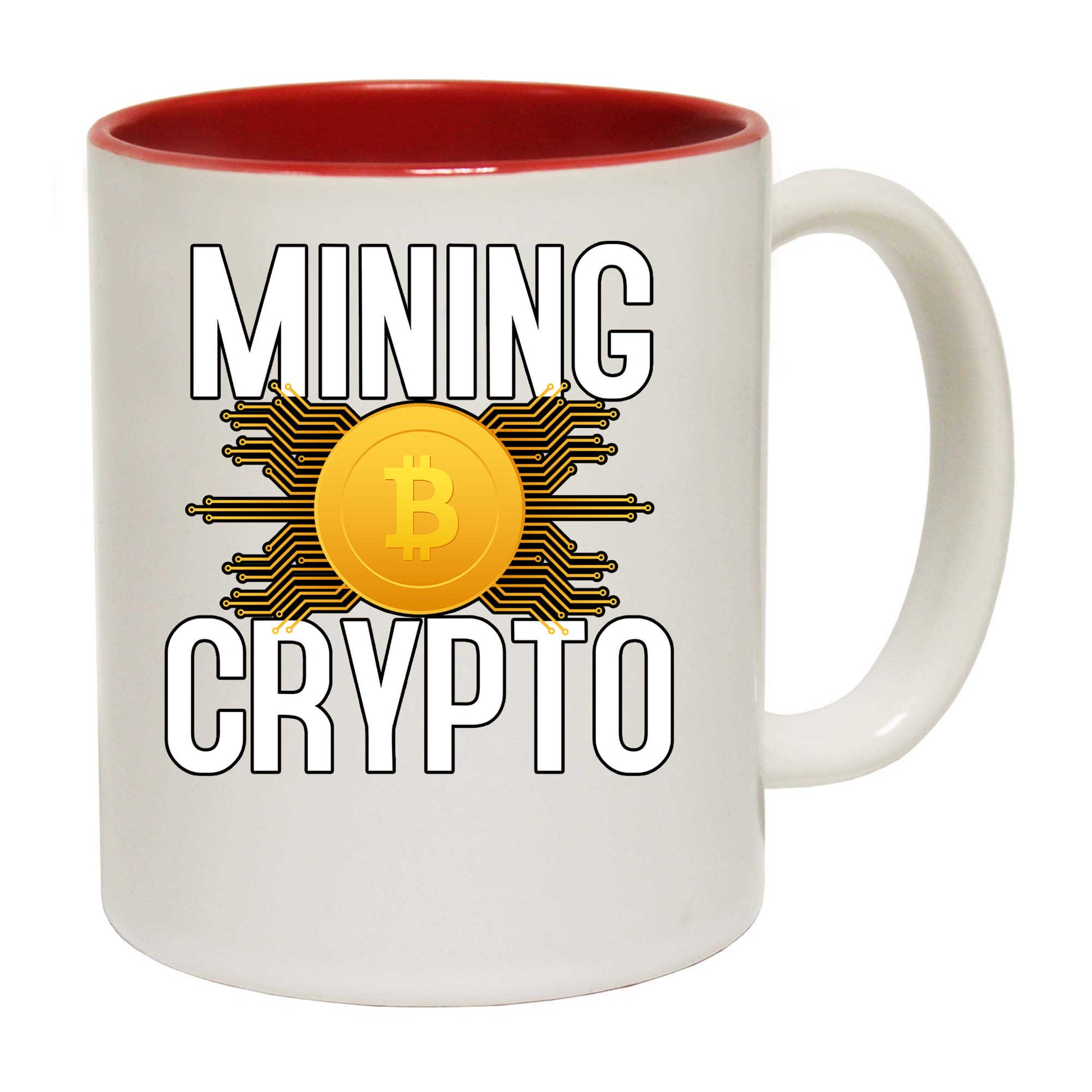 Mining Crypto Bitcoin - Funny Coffee Mug