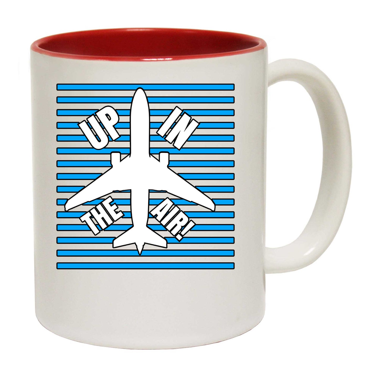 Up In The Air Aviation Pilot Plane - Funny Coffee Mug