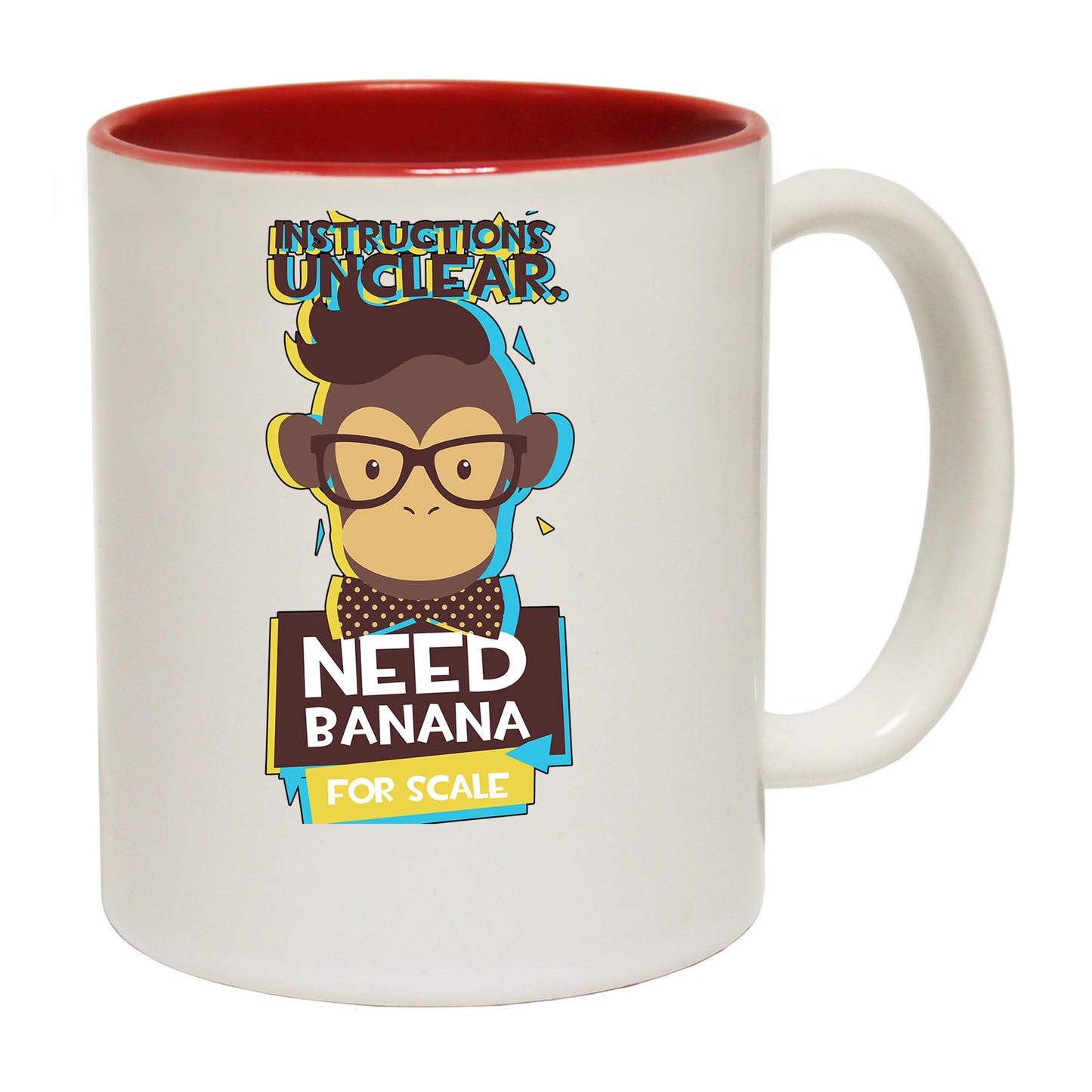 Instructions Unclear Monkey Need Banana - Funny Coffee Mug