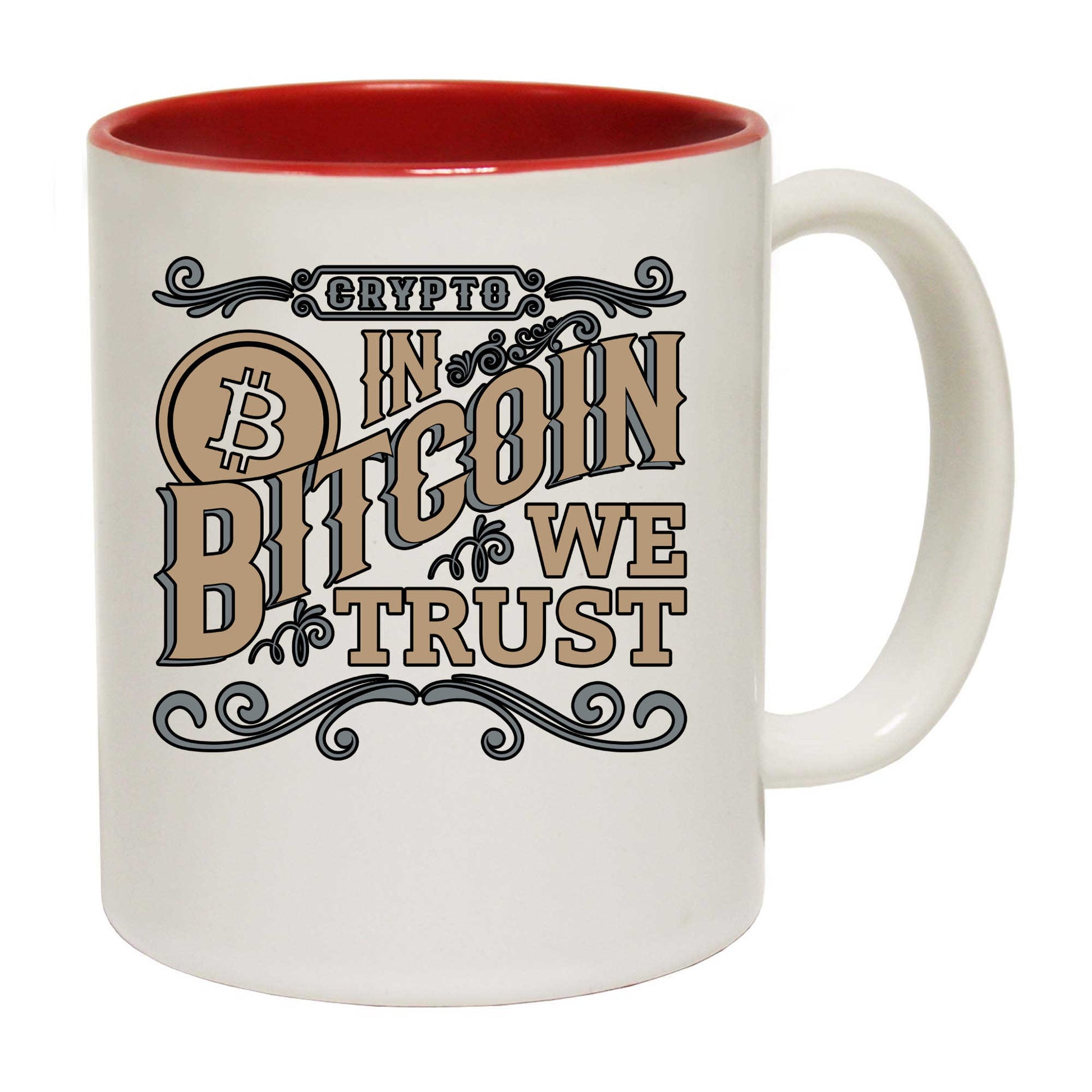 In Bitcoin We Trust Crypto Money Cryptocurrency Coin - Funny Coffee Mug