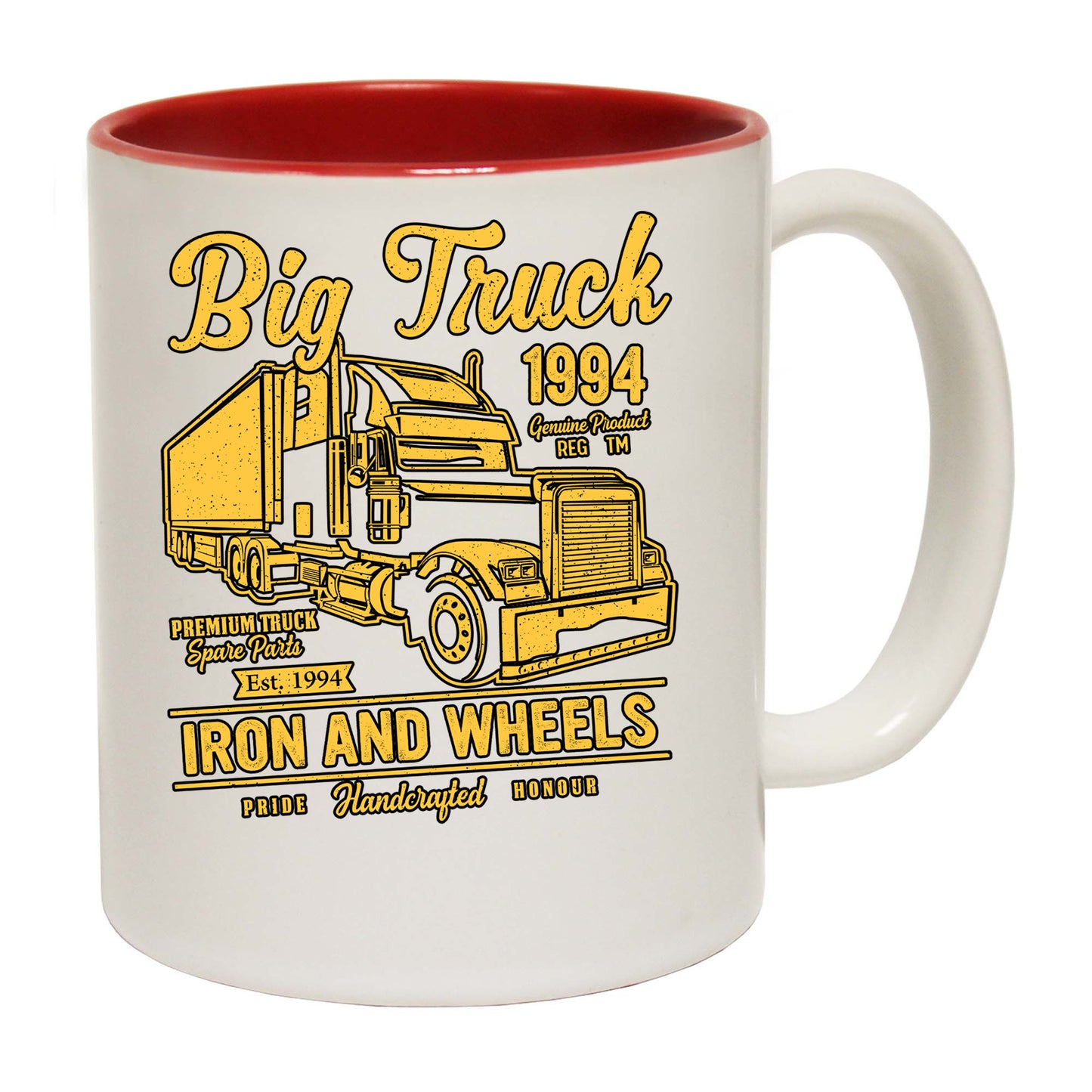 Big Trucks Iron And Wheels Truck - Funny Coffee Mug