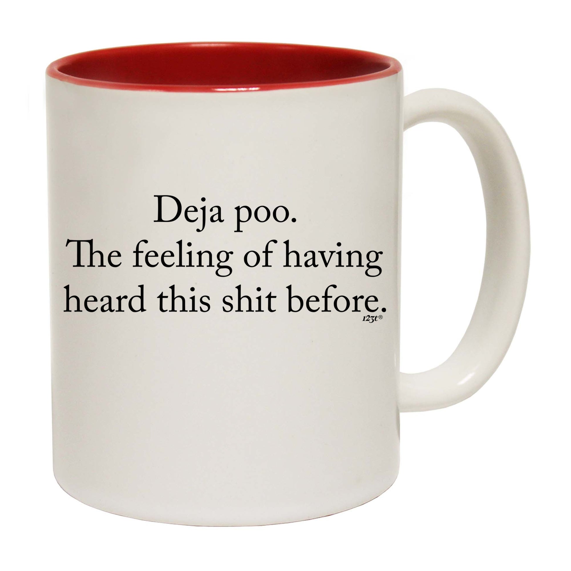 Deja Poo Rude Joke - Funny Coffee Mug