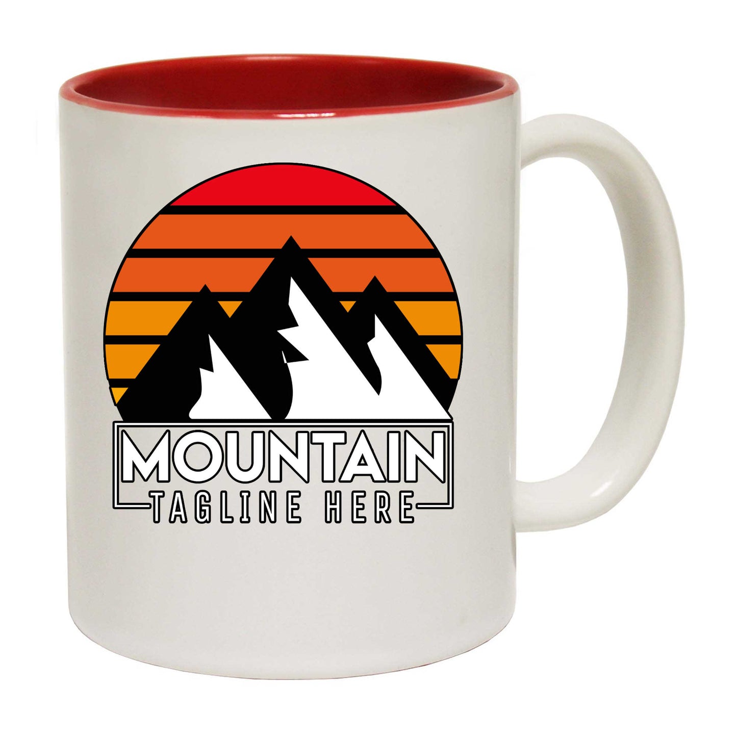 Personalised Mountain Rock Climbing Custom - Funny Coffee Mug