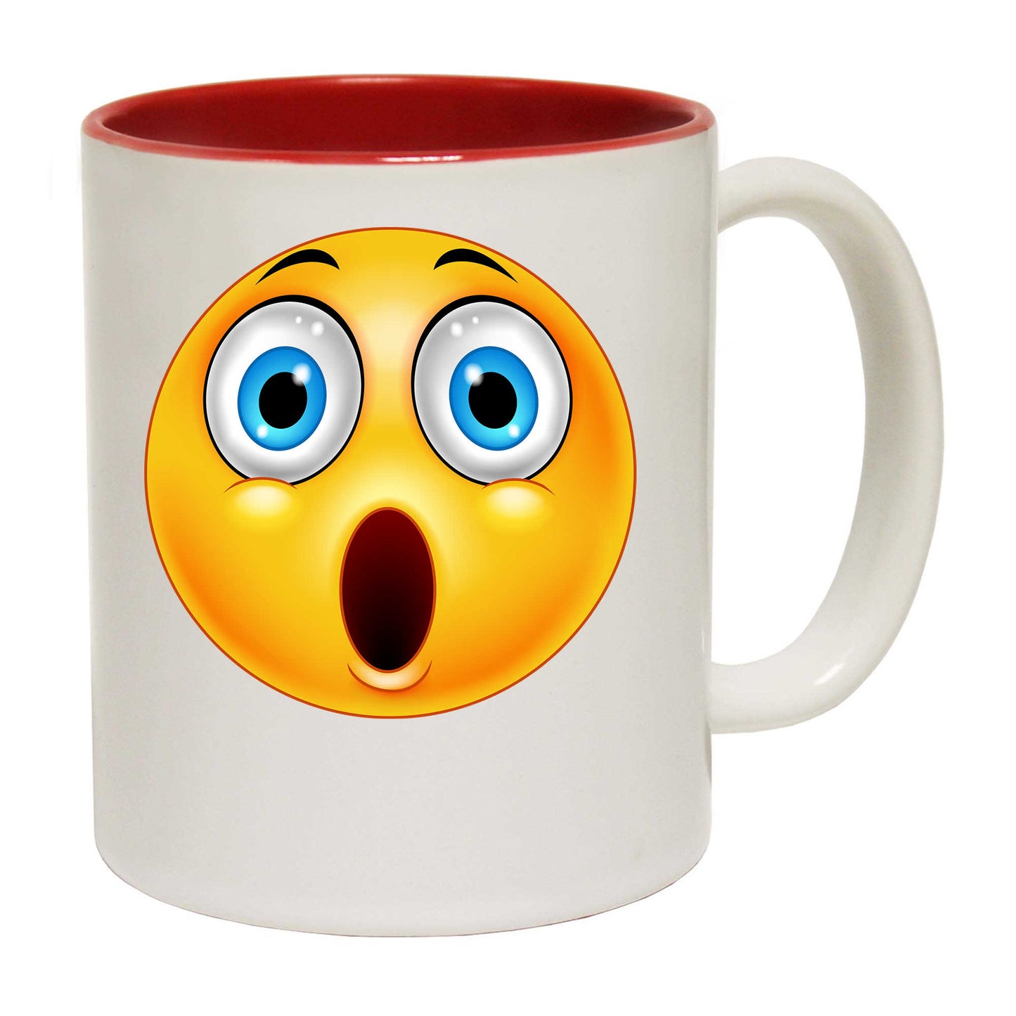 Surprised Emoticon Smile Face Icon - Funny Coffee Mug