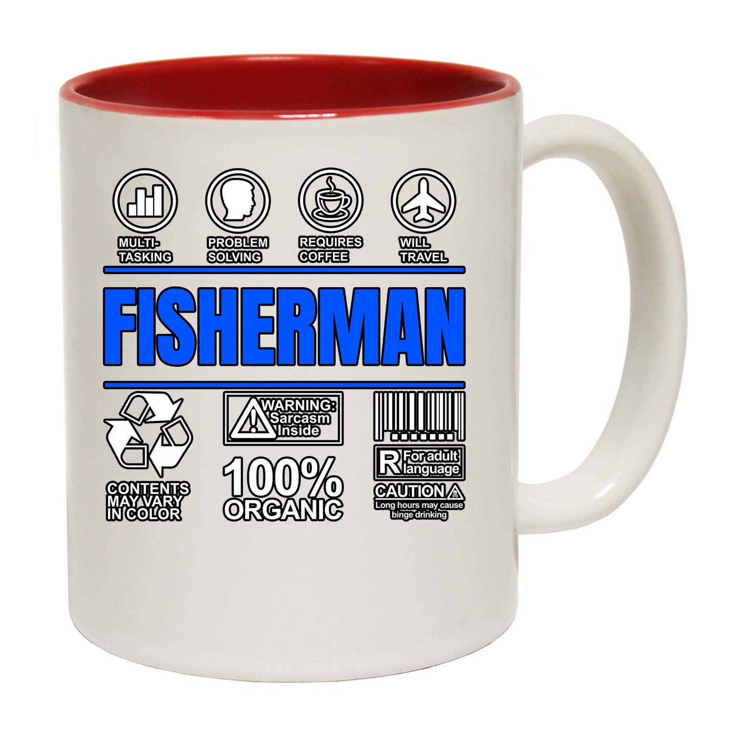 Fisherman Sarcastic Humour - Funny Coffee Mug