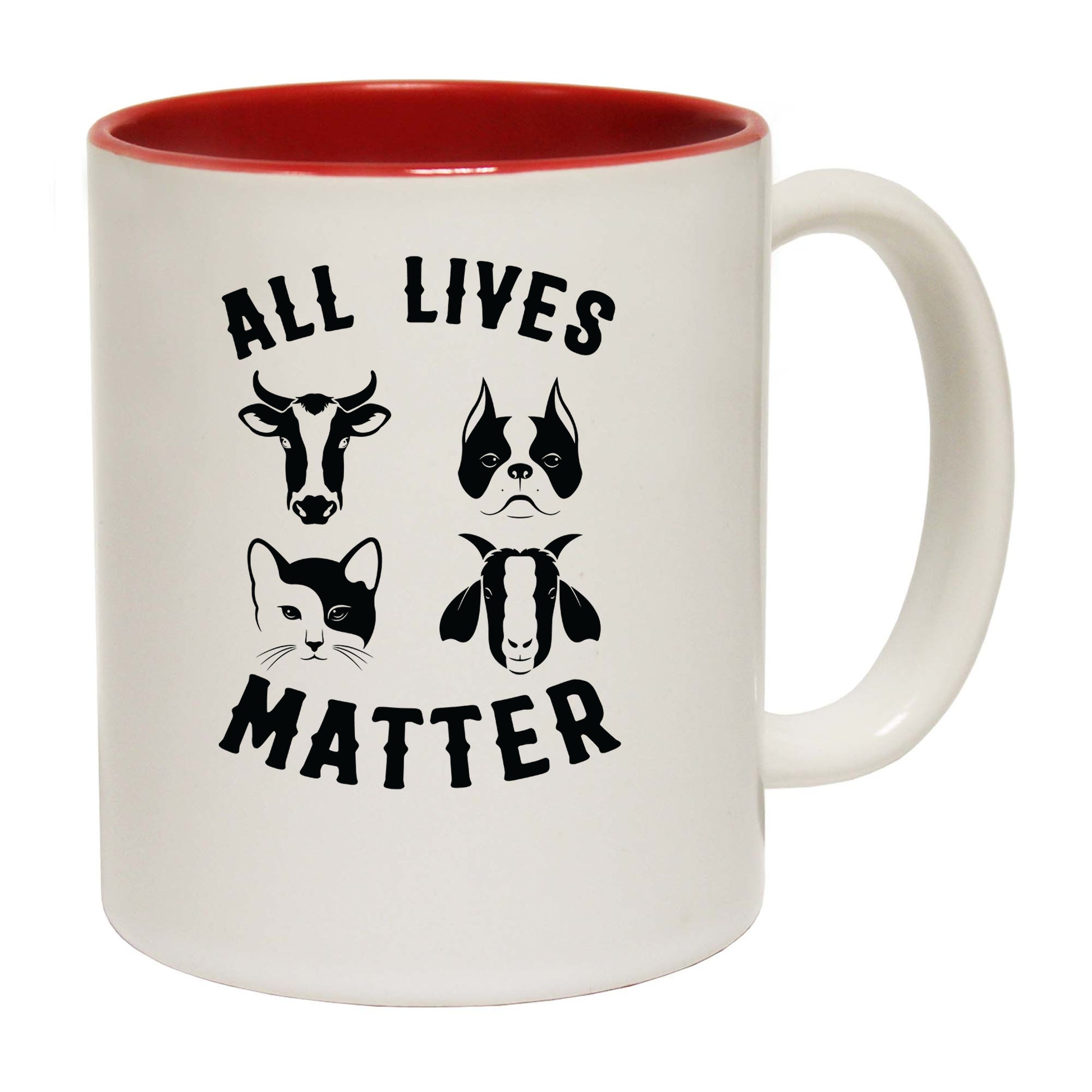 All Lives Matter Vegan Animal - Funny Coffee Mug