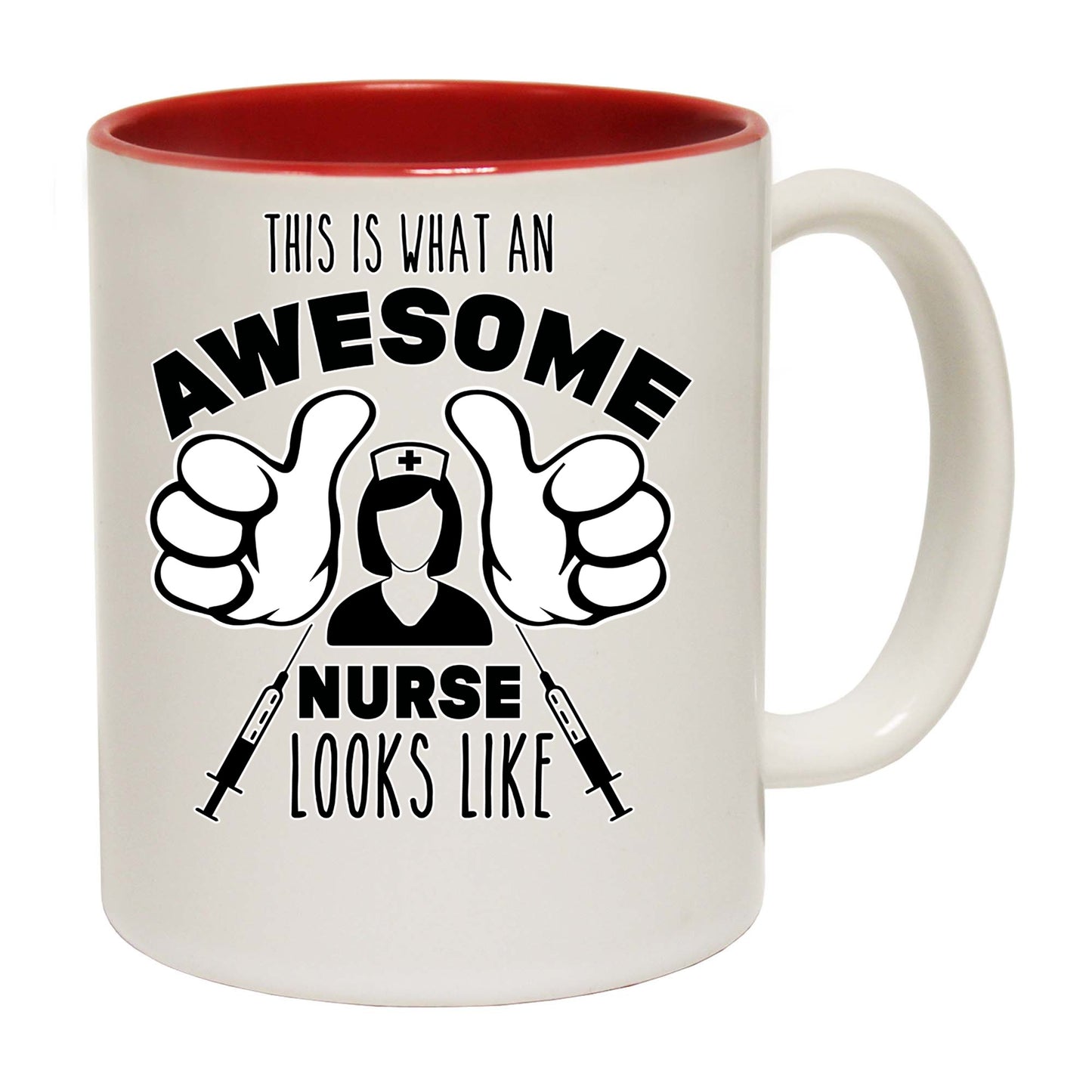 This Is What An Awesome Nurse Looks Like - Funny Coffee Mug