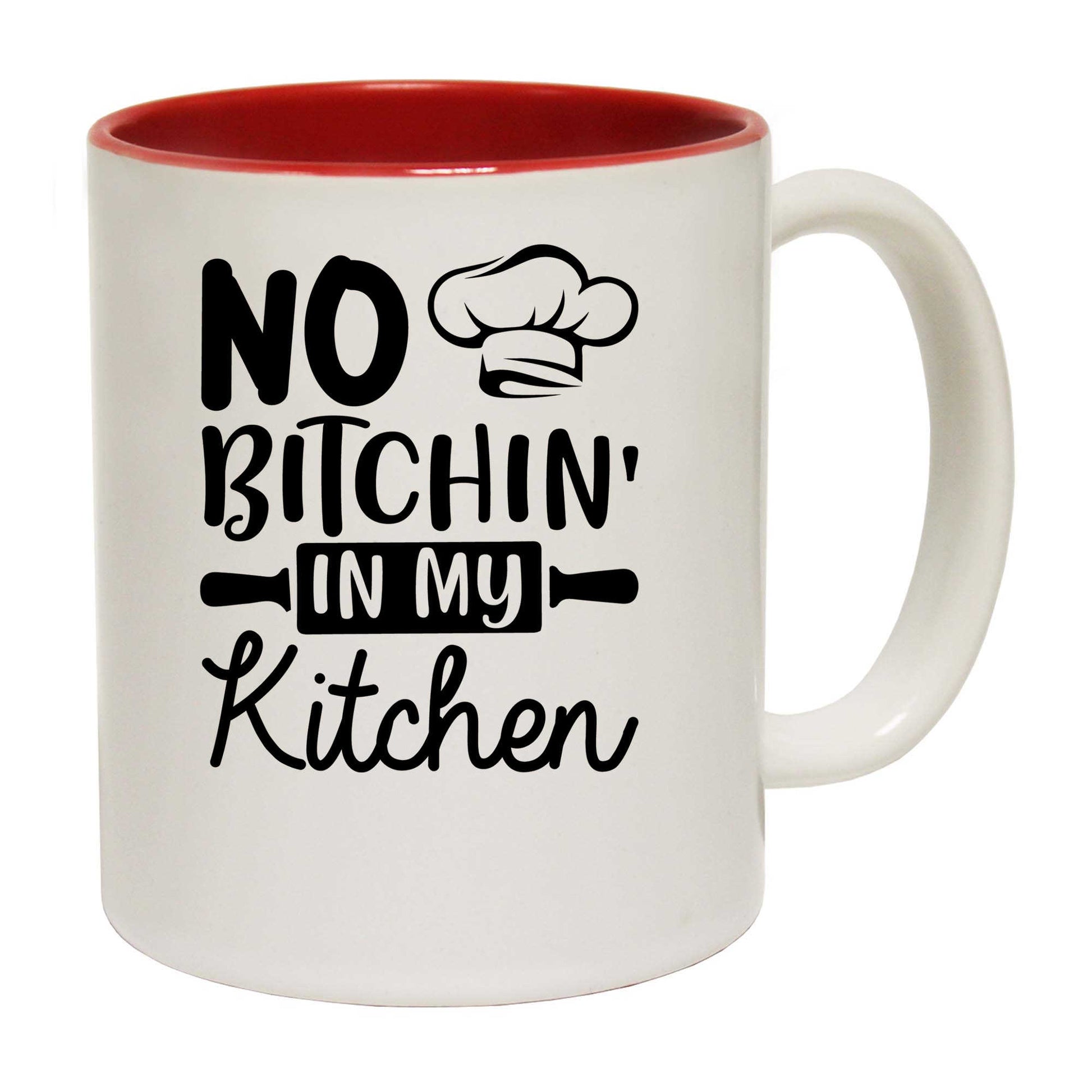 No Bitchin In My Kitchen Chef Cooking - Funny Coffee Mug