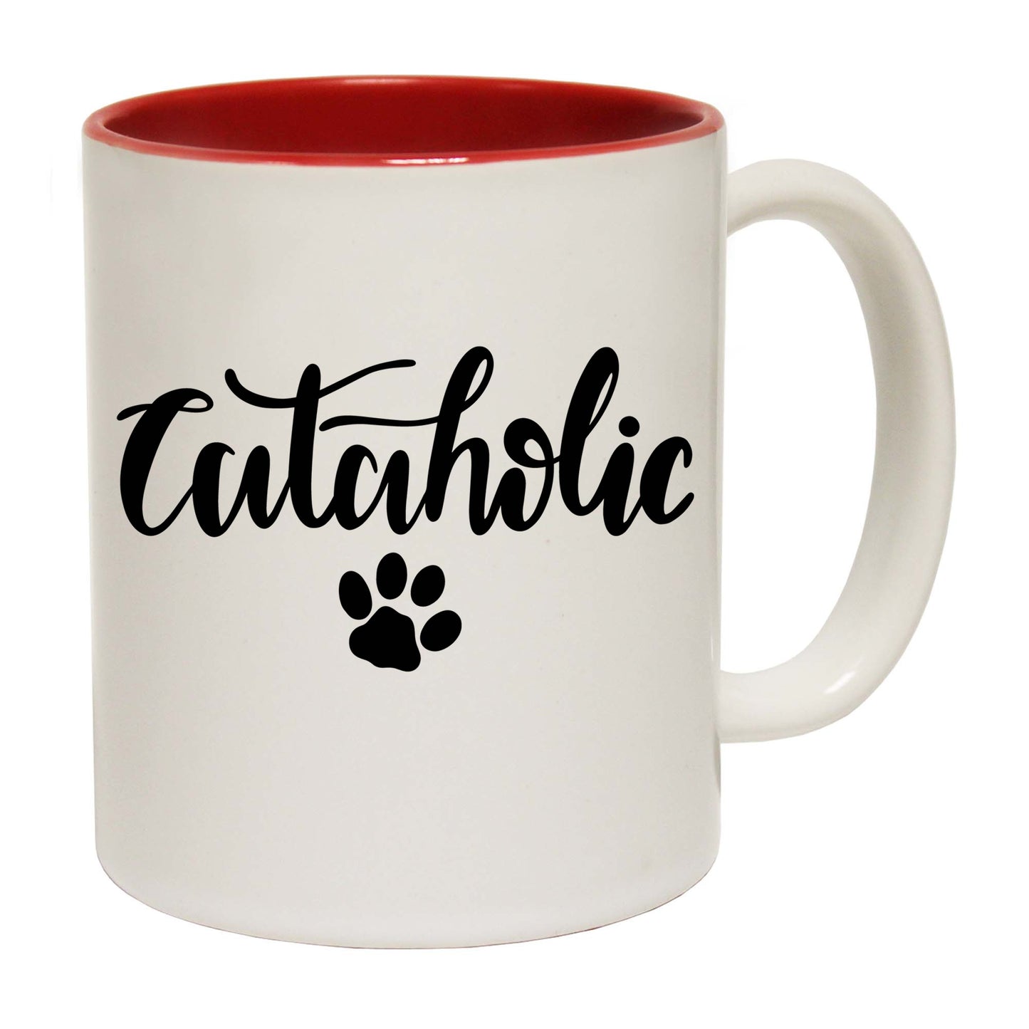 Cataholic Cat Paw Cats - Funny Coffee Mug