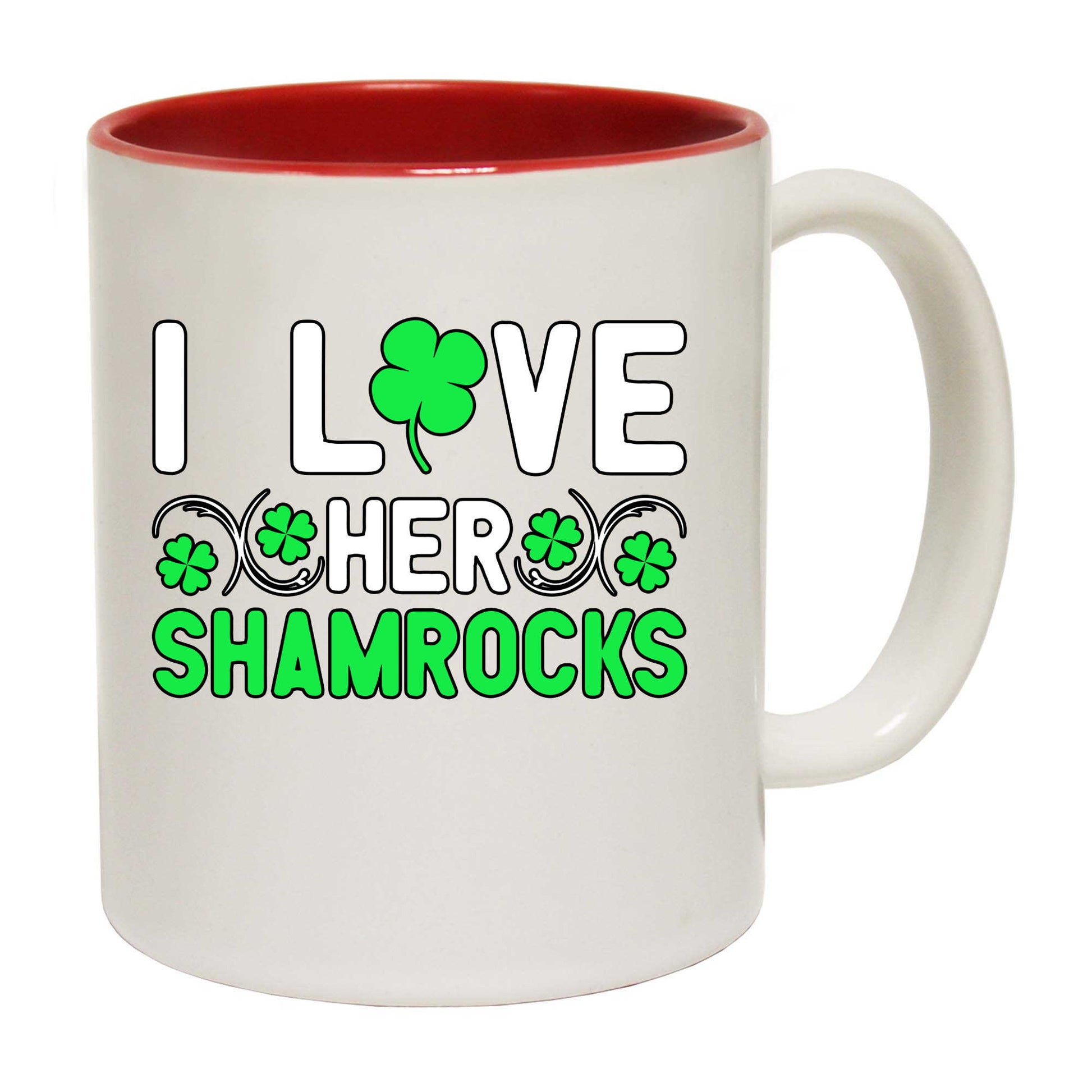 I Love Samrocks Irish St Patricks Day Ireland - Funny Coffee Mug