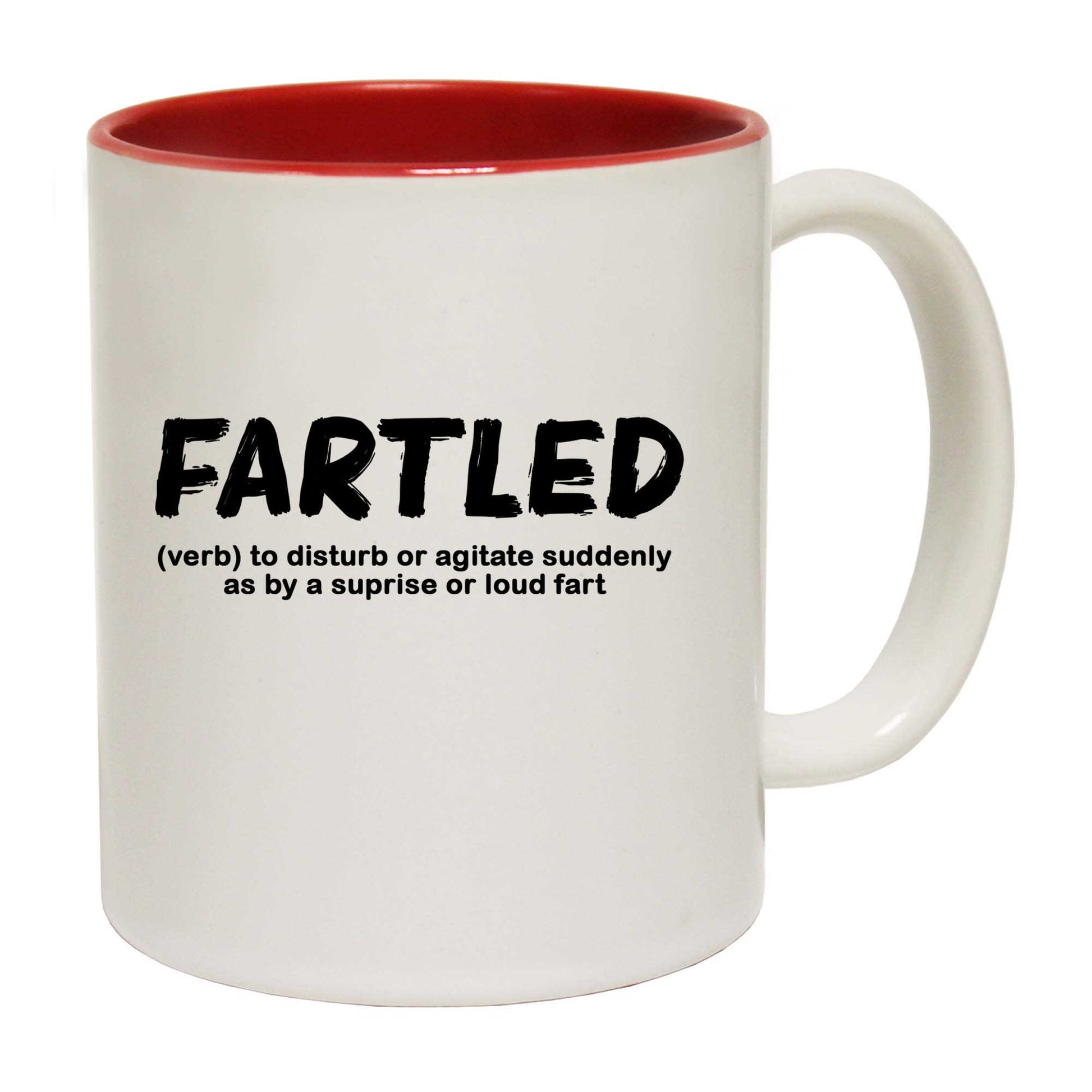 Fartled Verb Loud Fart - Funny Coffee Mug