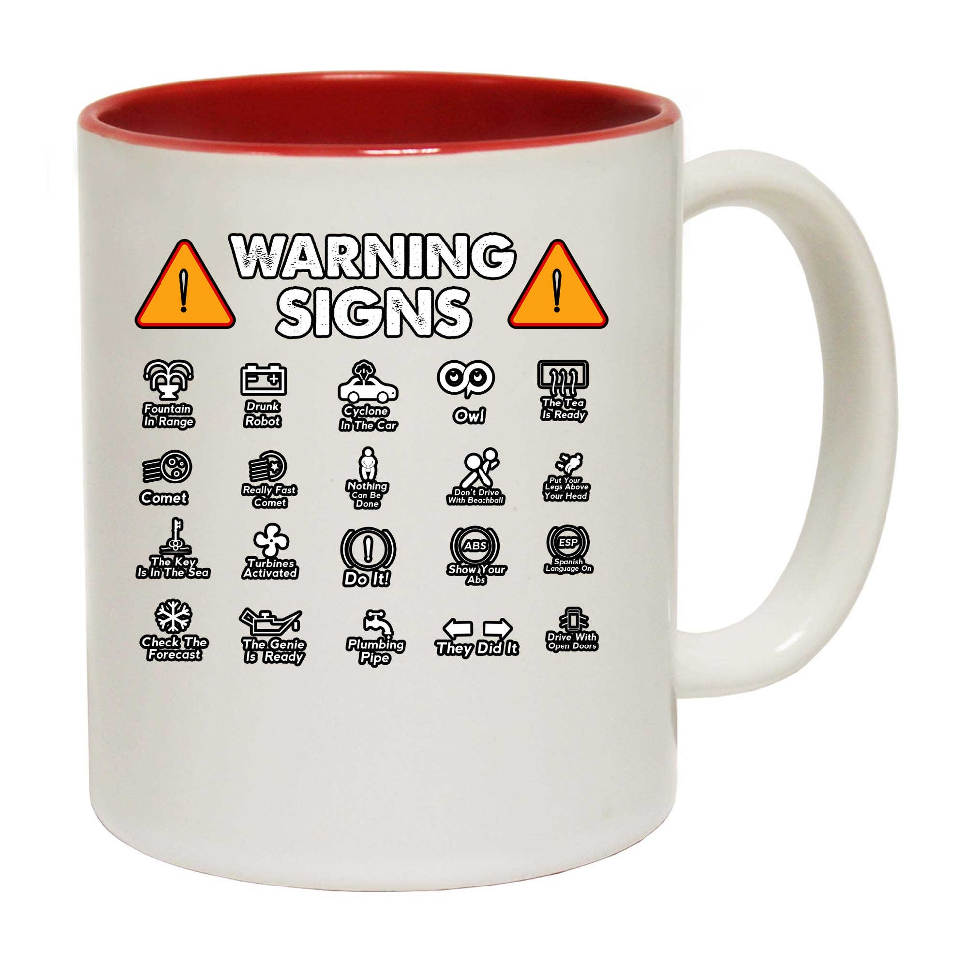 Driving Warning Signs Mechanic - Funny Coffee Mug