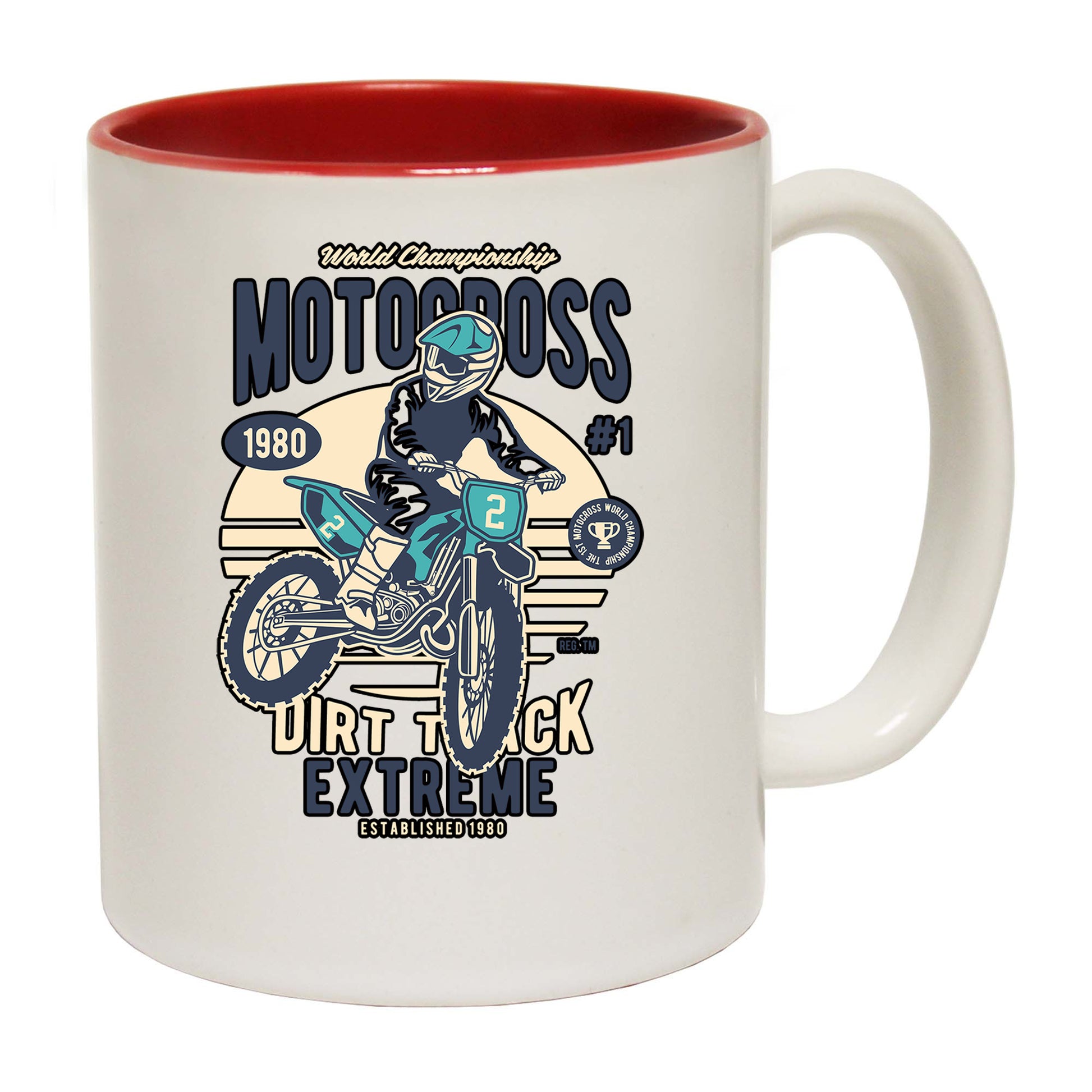 Motocross Extreme Dirt Track V2 Dirt Bike - Funny Coffee Mug